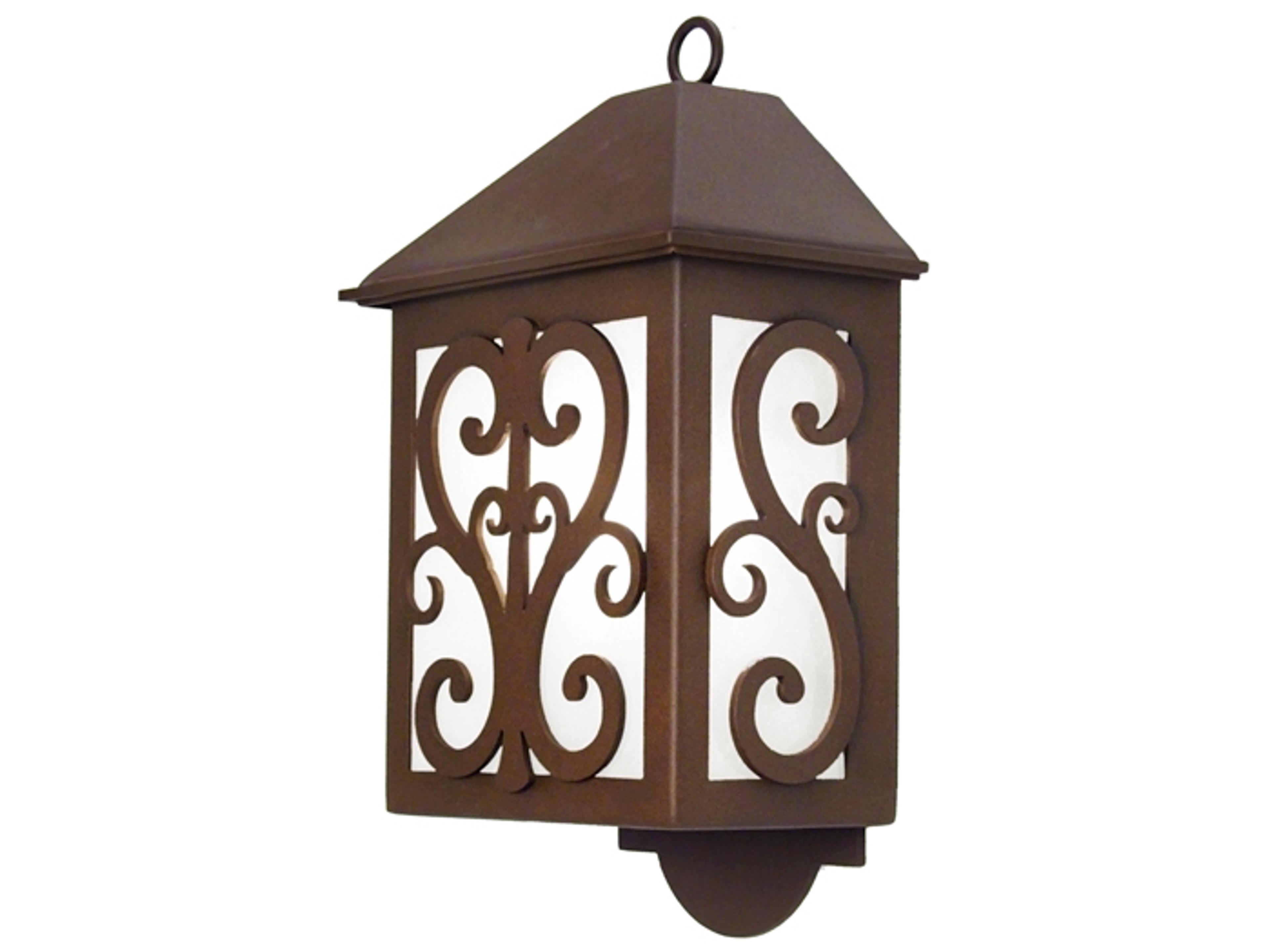 Sandro 1-Light Rusty Nail Brown Wall Sconce
