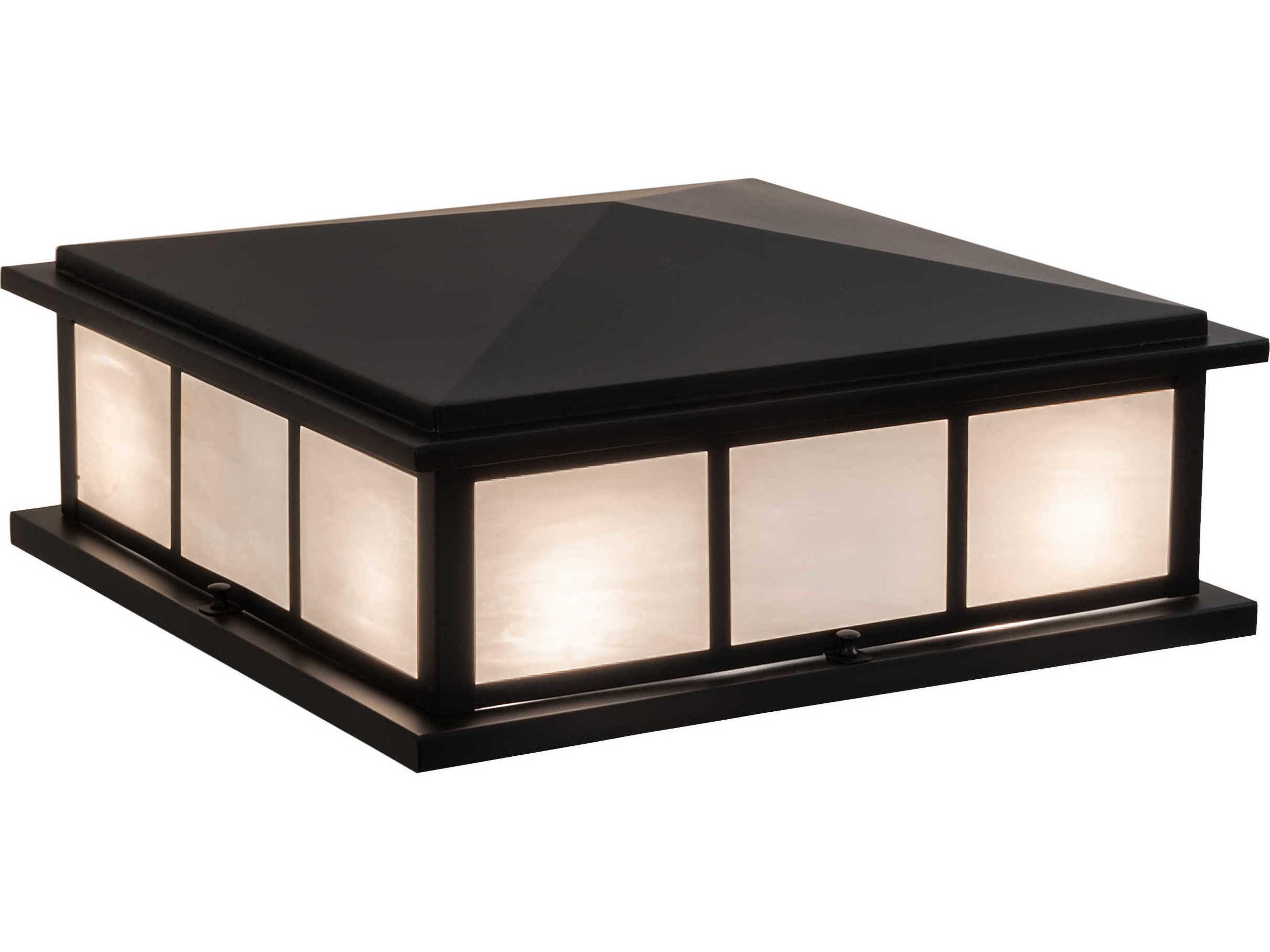 Seneca Double Bar Mission 4 - Light Glass Outdoor Pier