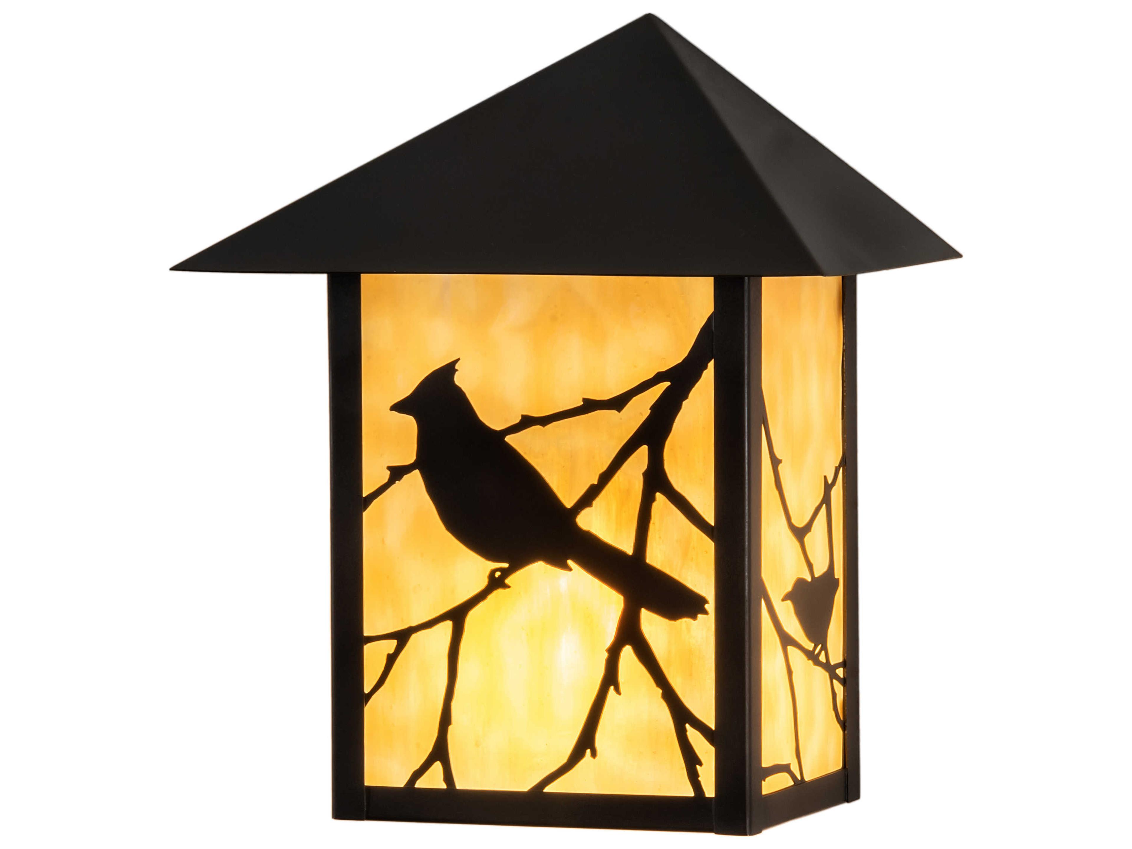 Seneca Song Bird 1 - Light Glass Outdoor Wall Light