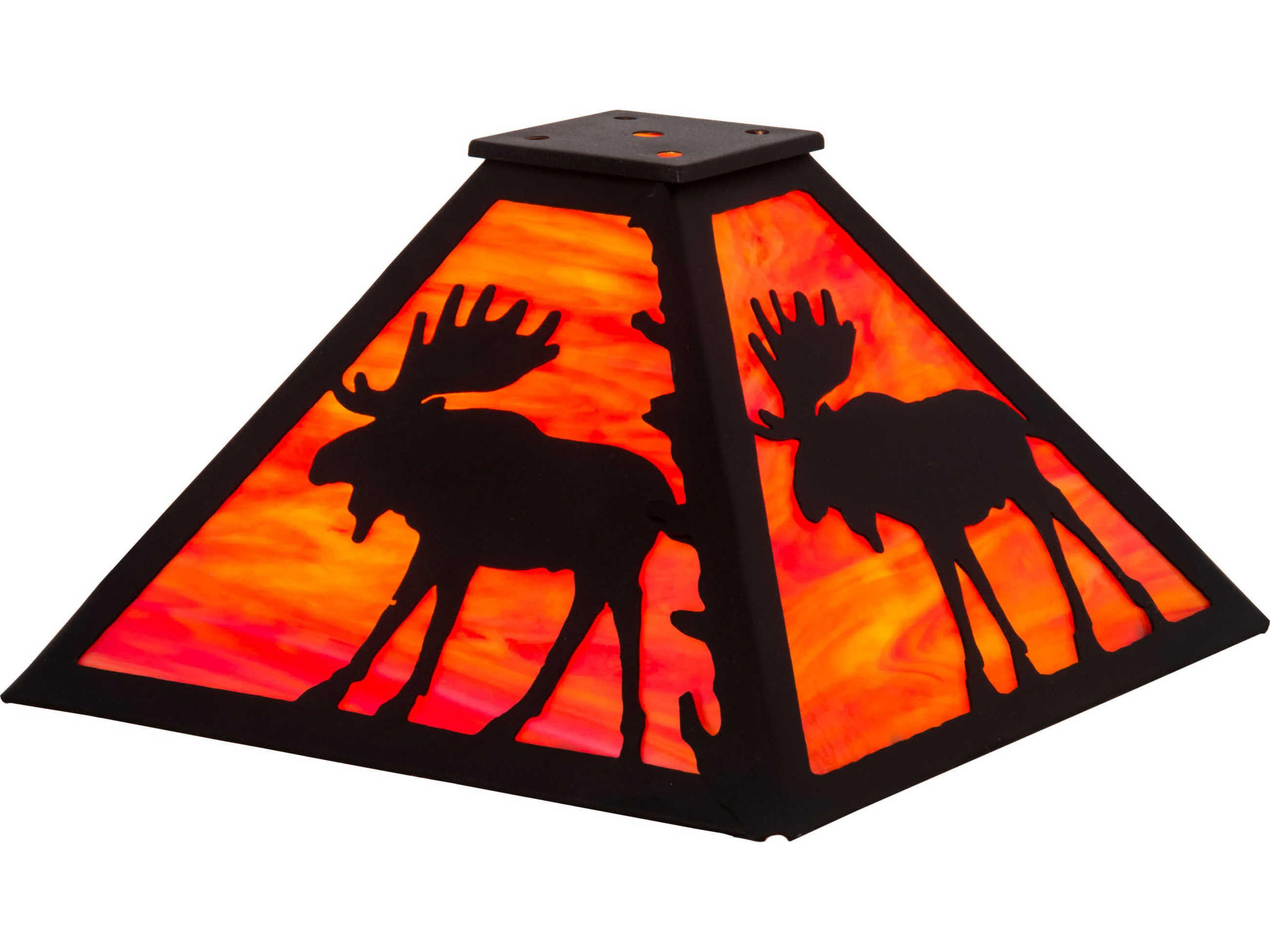 Moose Ruby / Coral 18" Shade