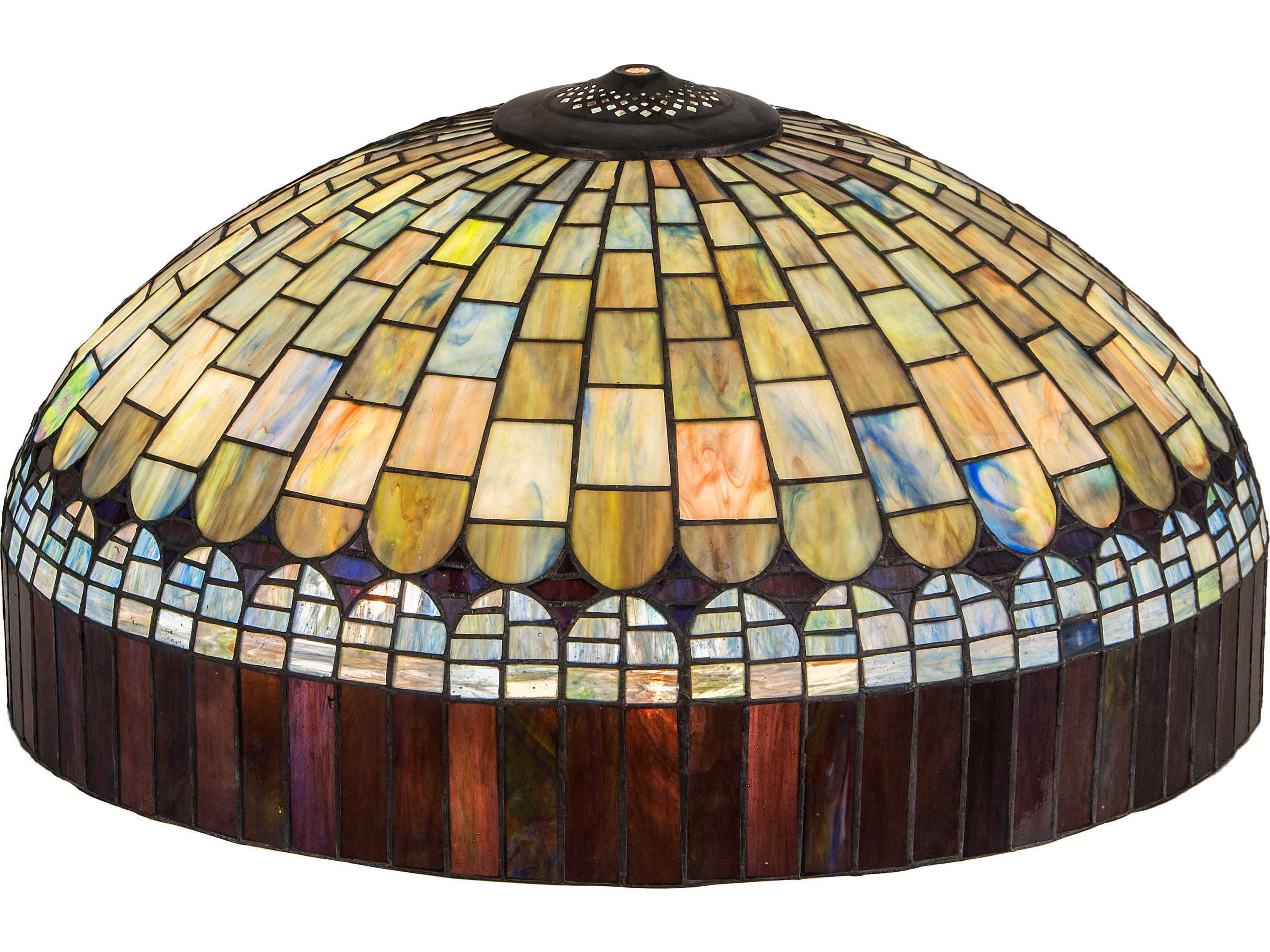 Tiffany Candice Green / Blue 22" Shade