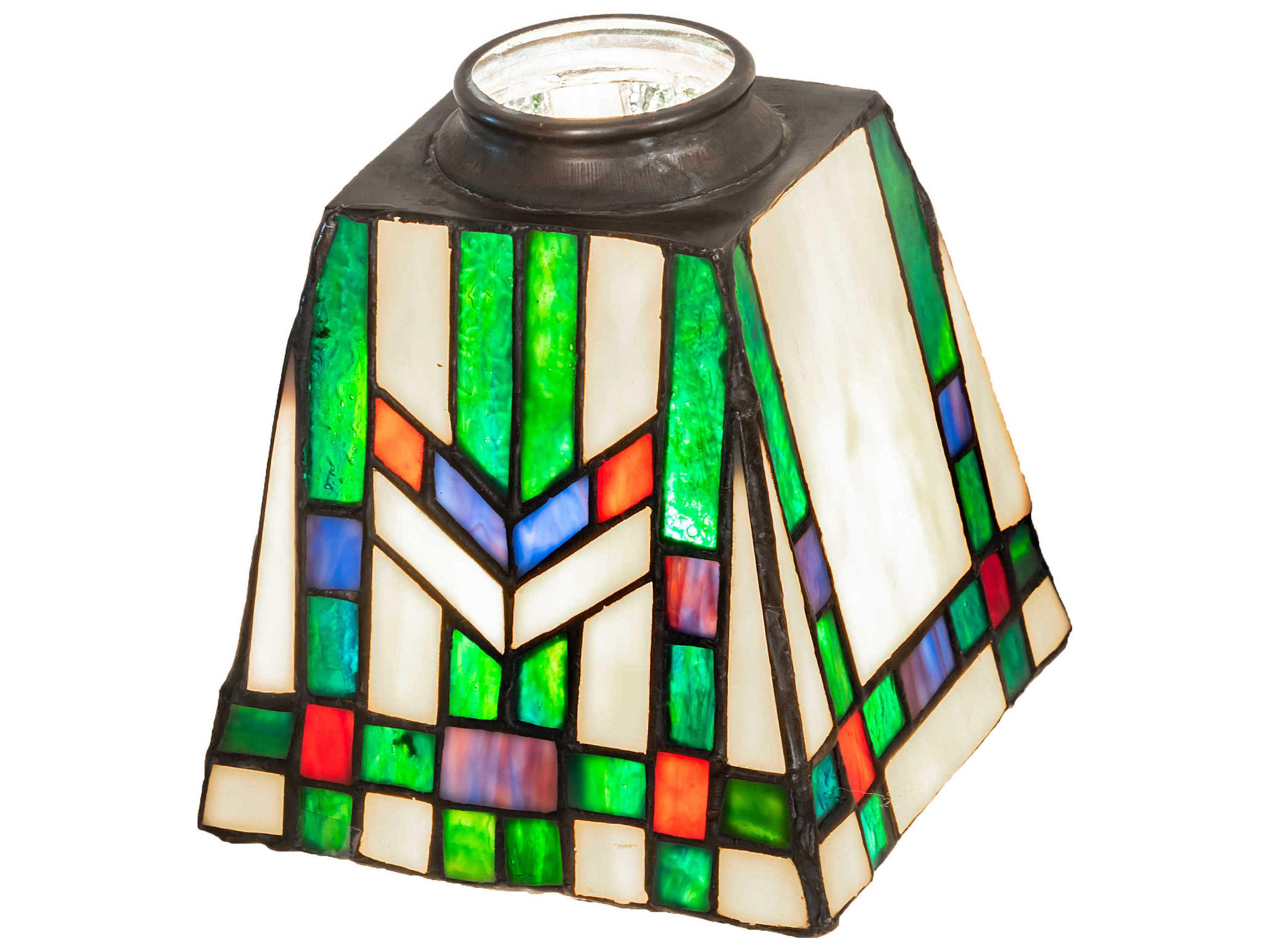 Prairie Wheat Green / White 5" Shade