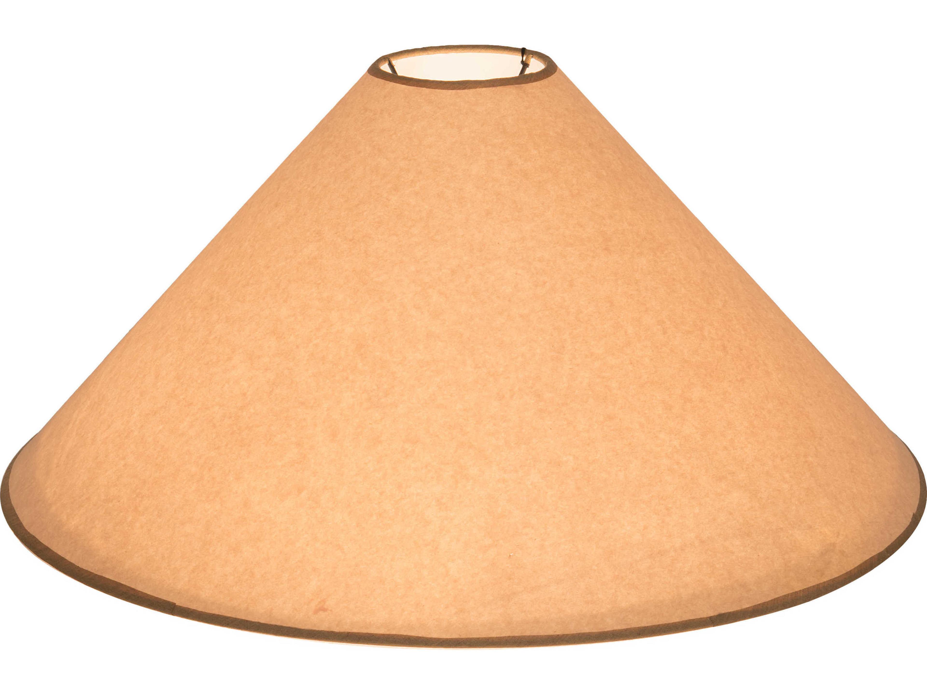 Simple Tan Paper Beige 21" Shade