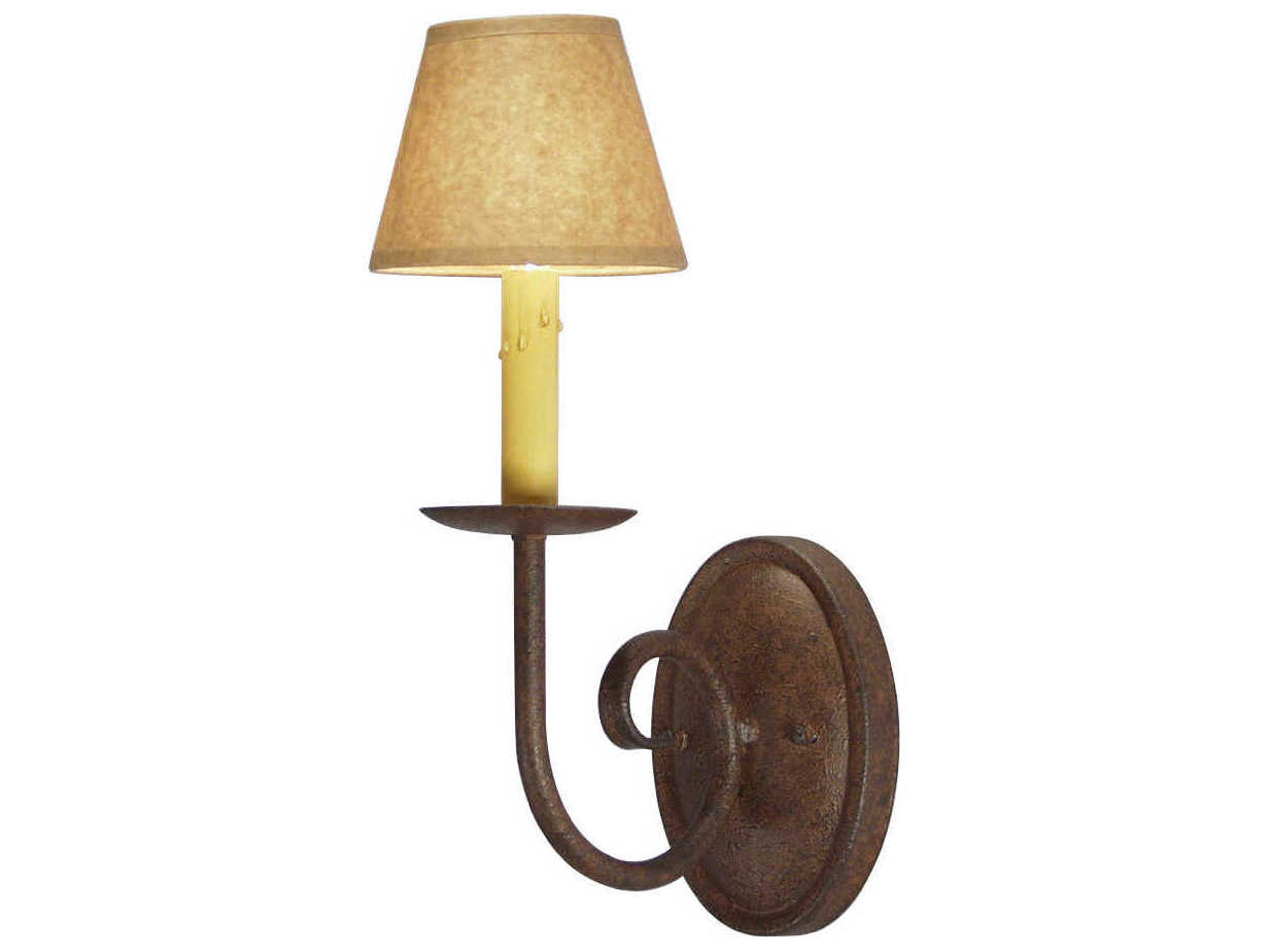 Squire 1-Light Cajun Spice Brown Wall Sconce