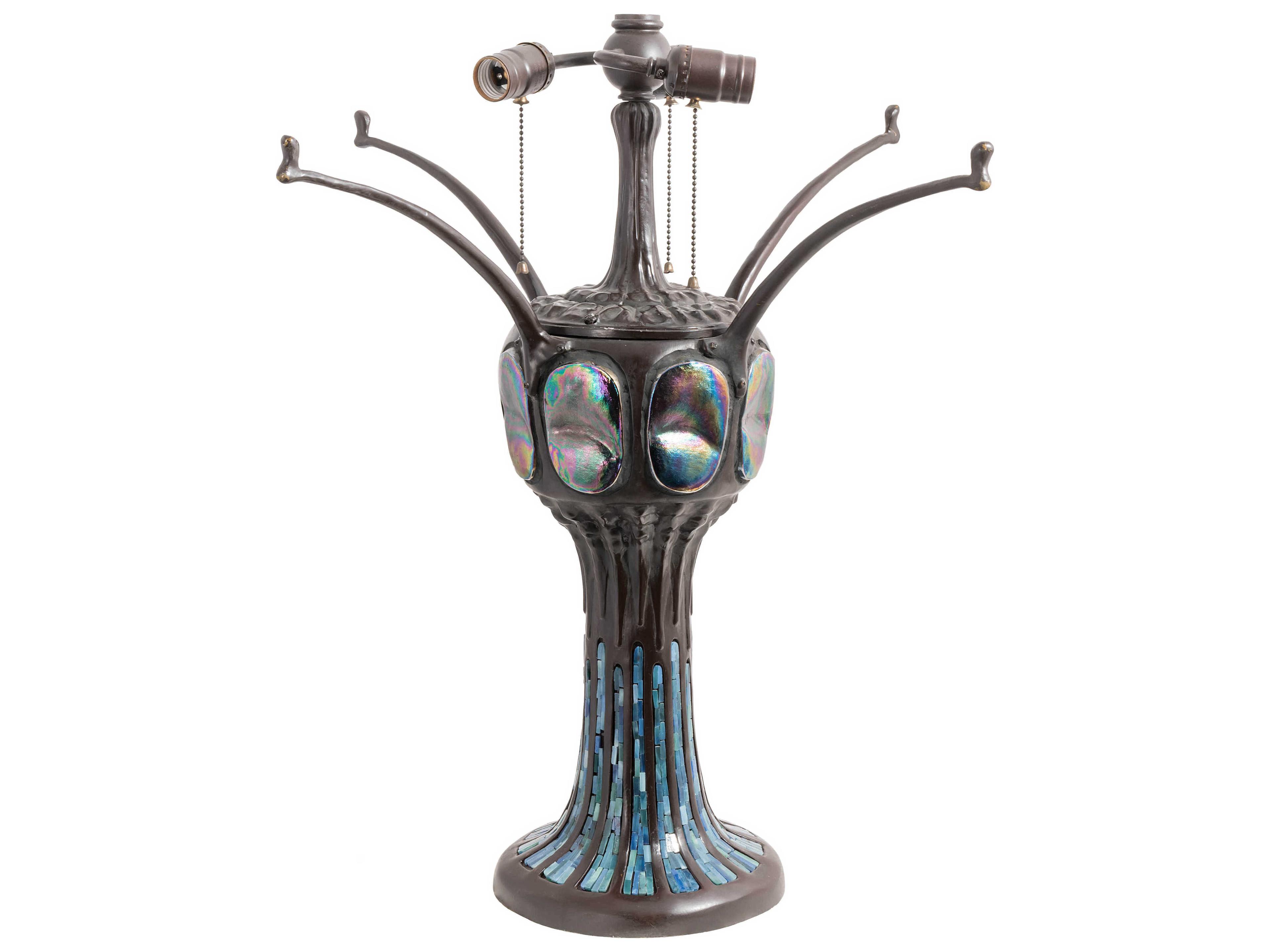 Meyda 3 - Light Tiffany Table Lamp Base