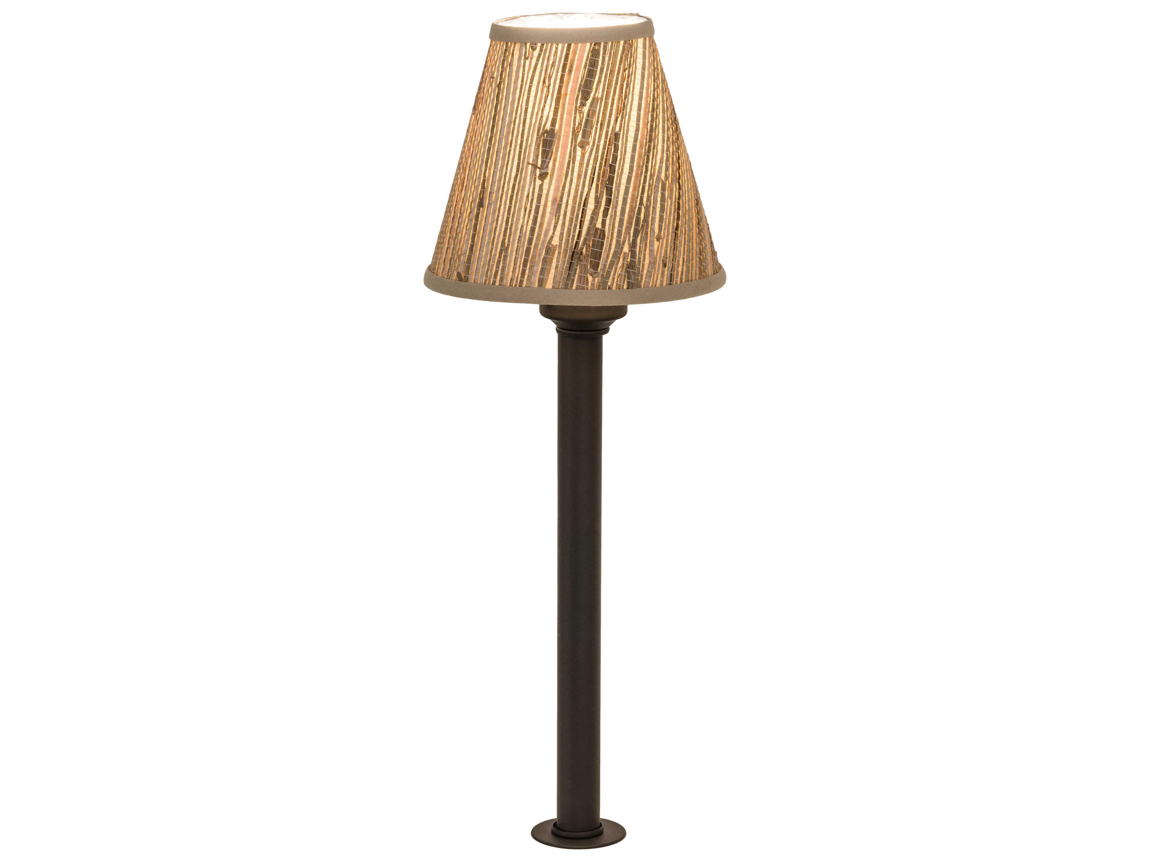 Glass Bronze Table Lamp