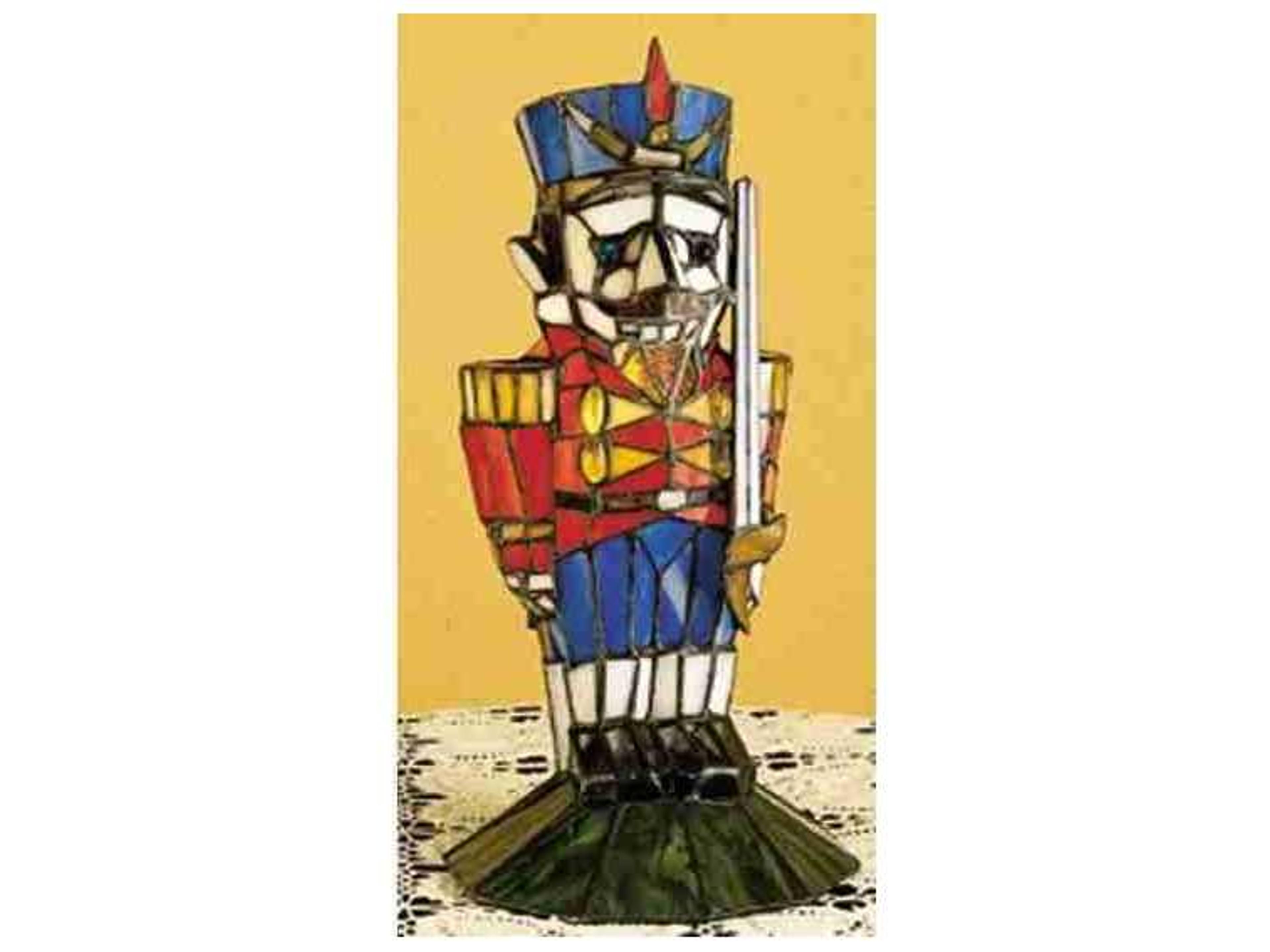 Meyda Glass Tiffany Blue Table Lamp