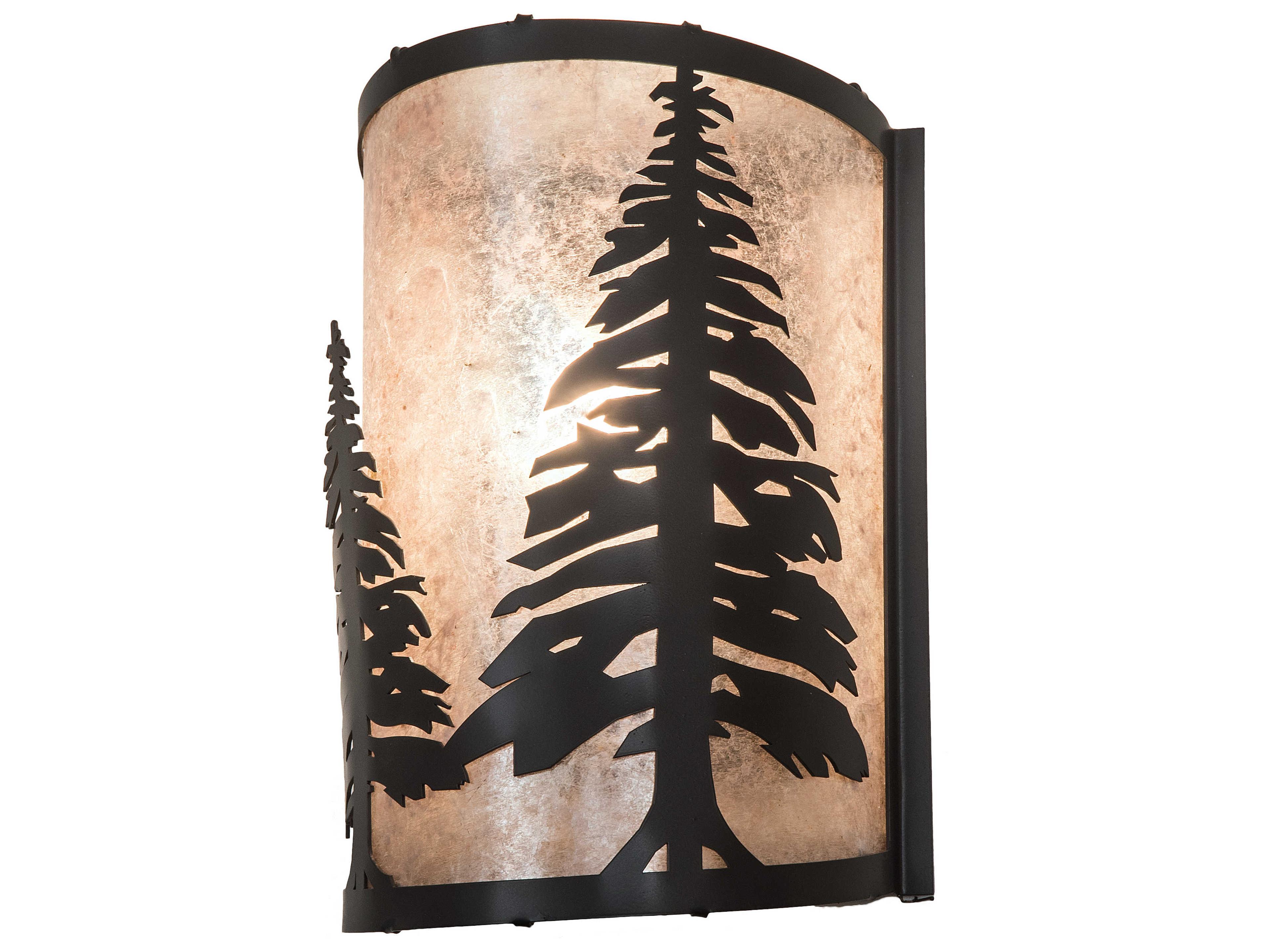 Pines 1-Light Timeless Bronze Wall Sconce