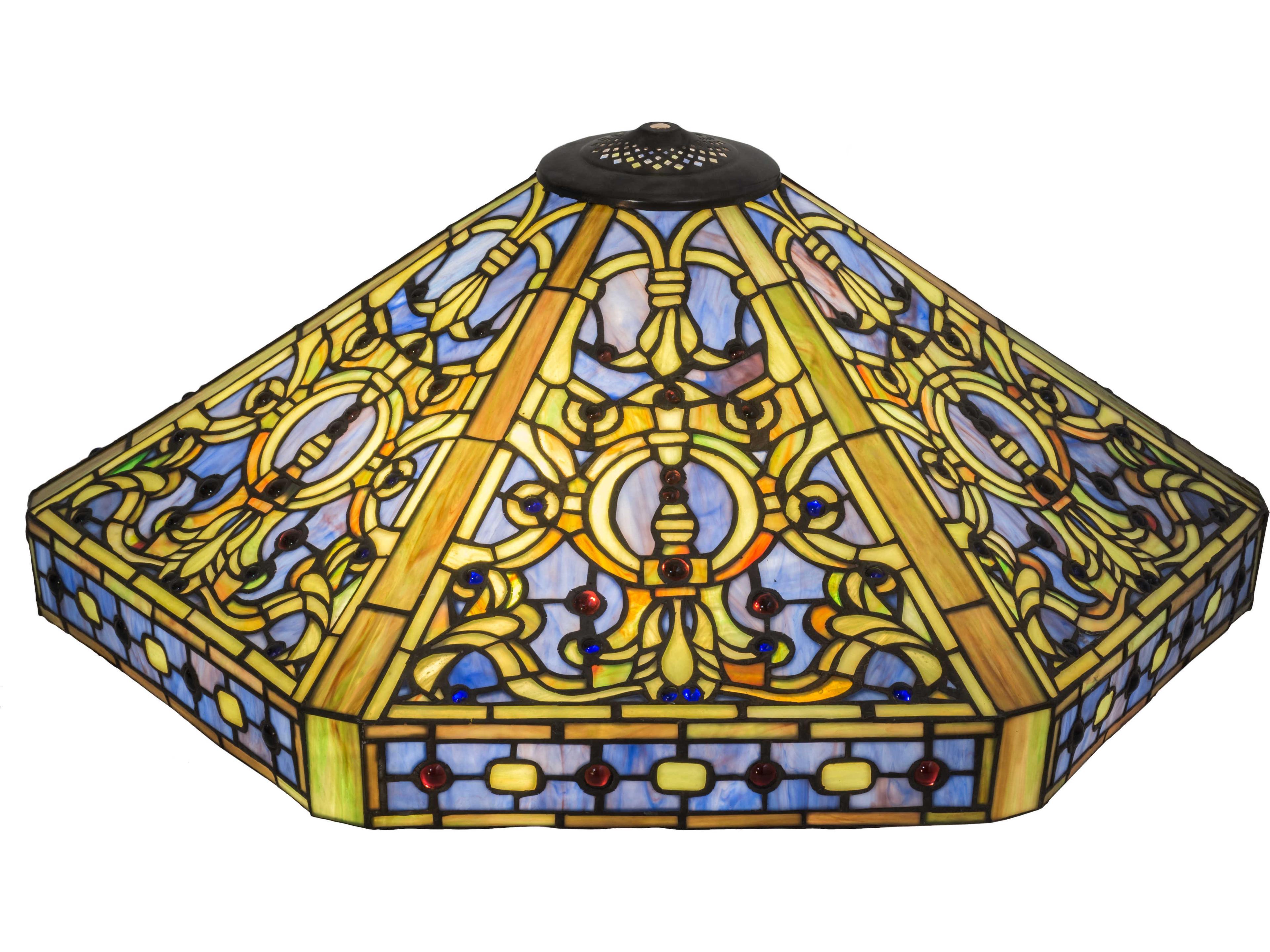 Tiffany Elizabethan Purple 26" Shade