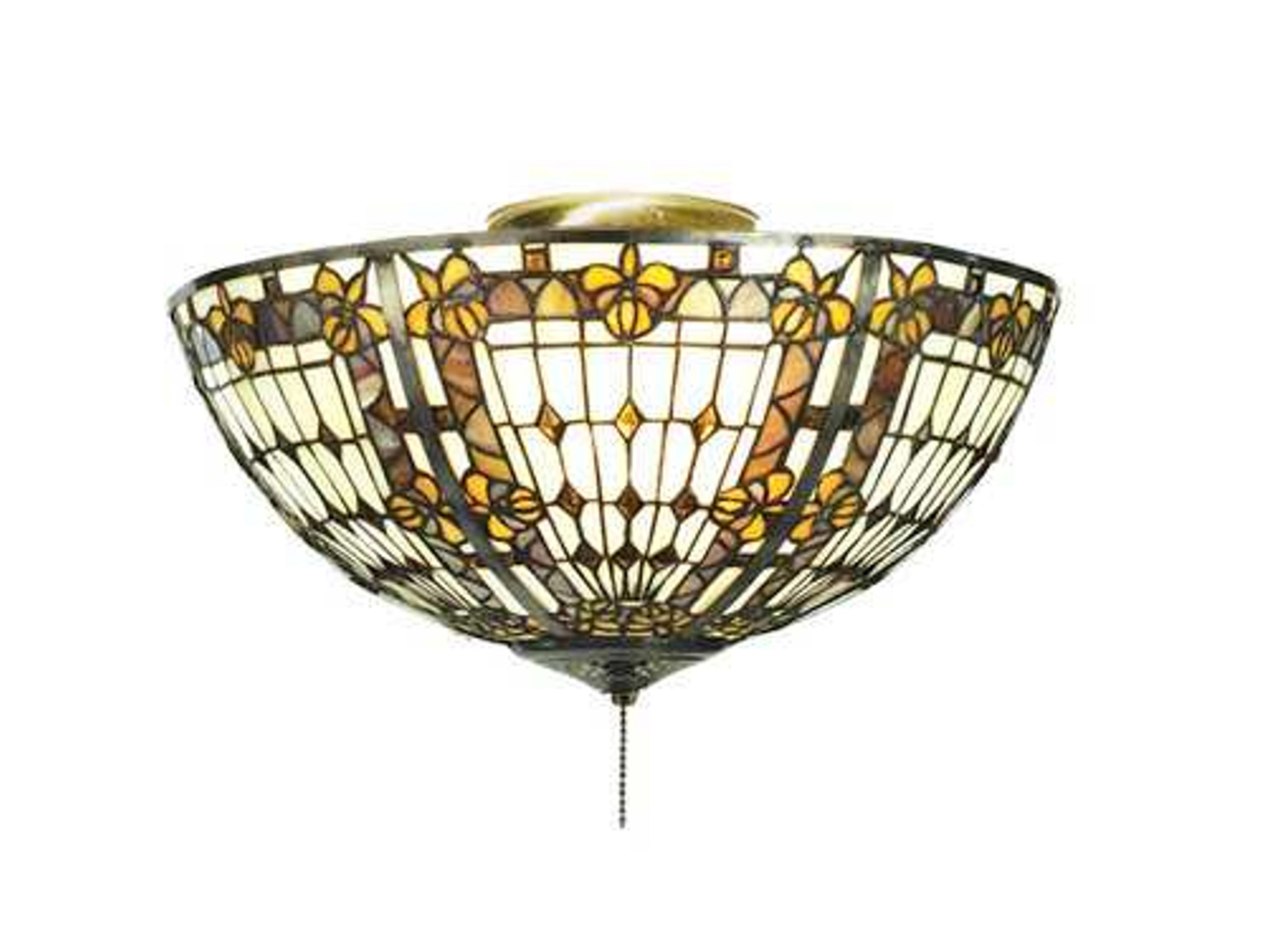 Fleur-De-Lis Fan Light Fixture