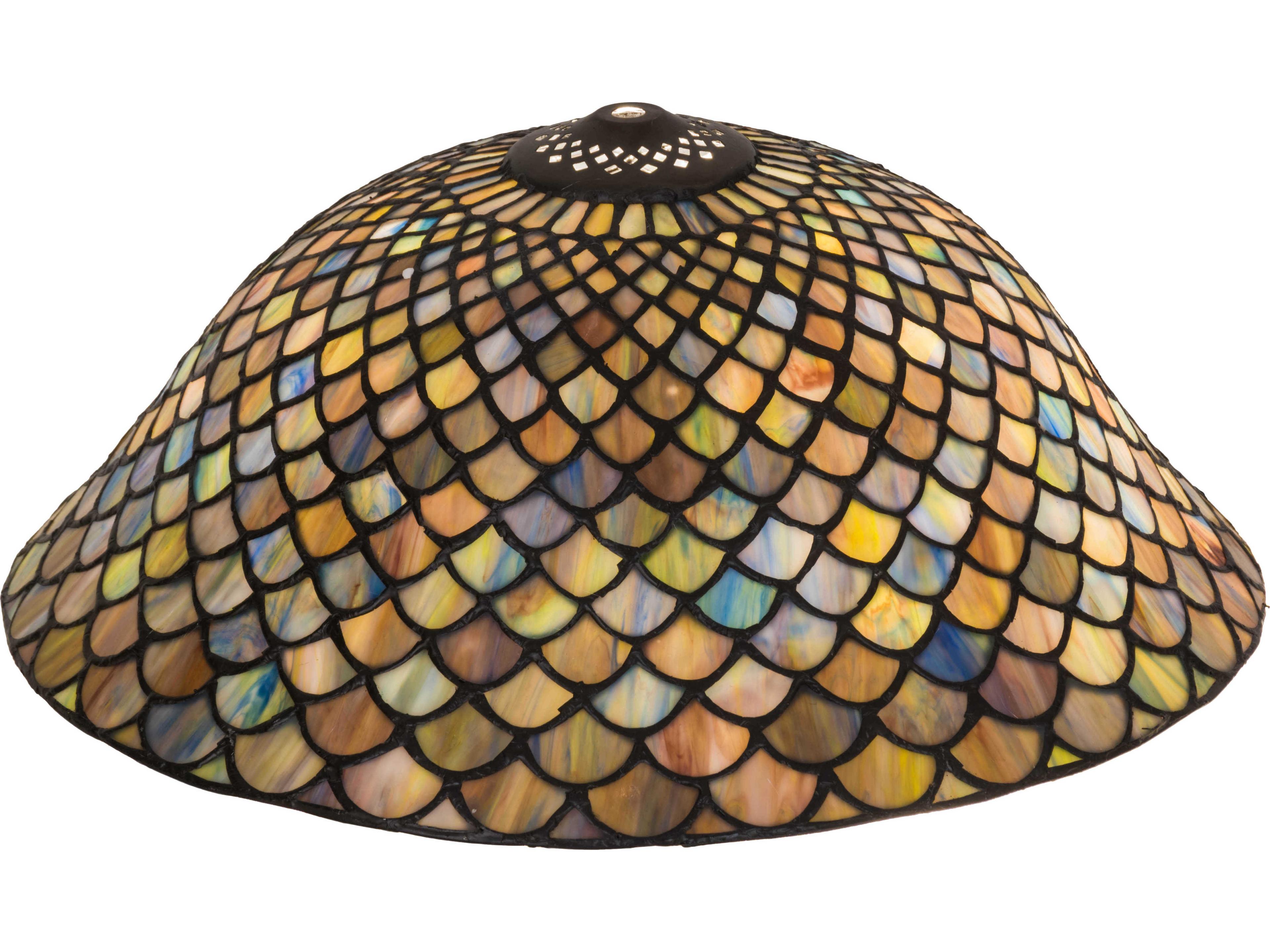 Tiffany Fishscale Green & Blue Shade