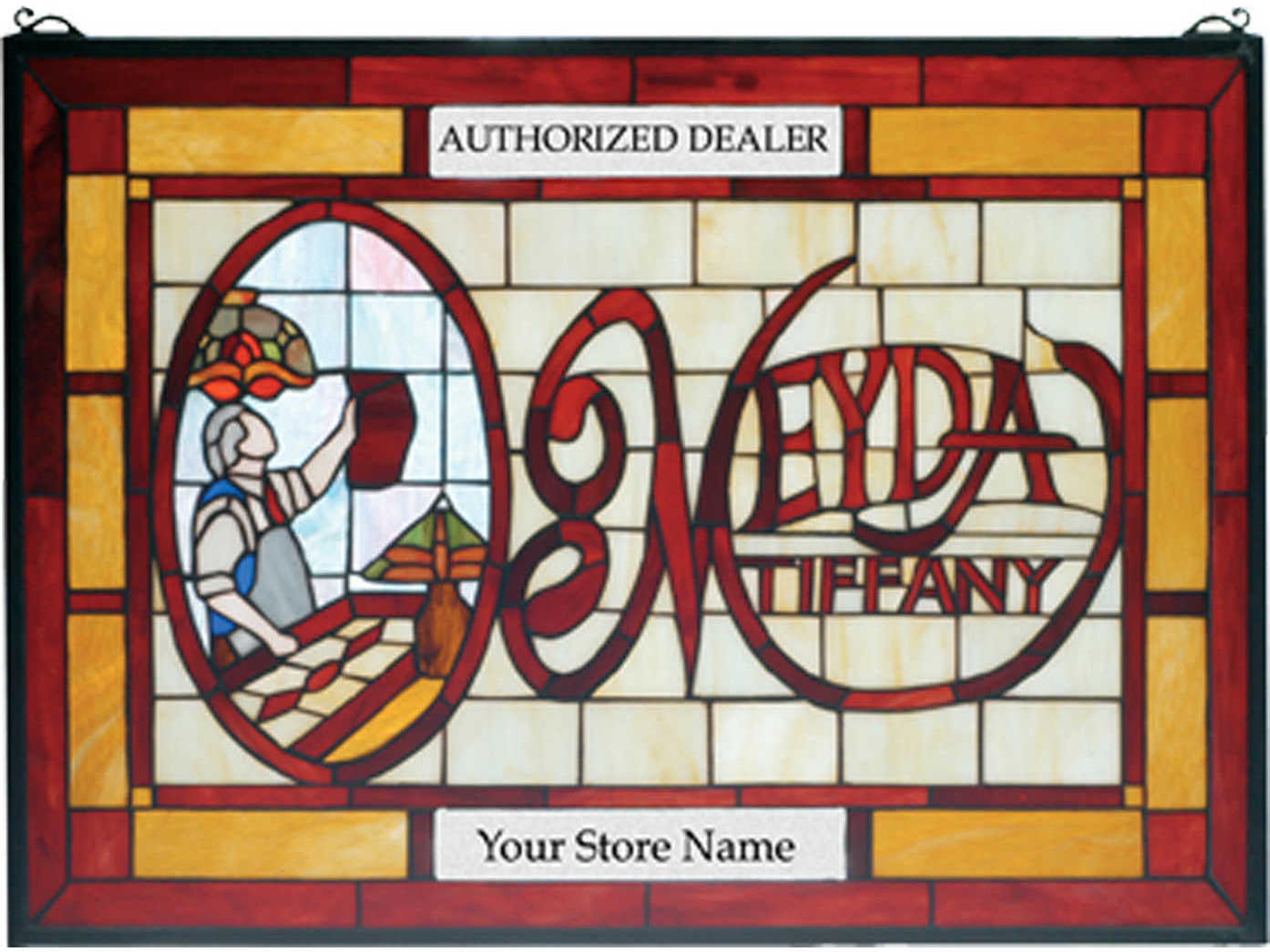 Tiffany  Tiffany Customizable Stained Glass Window