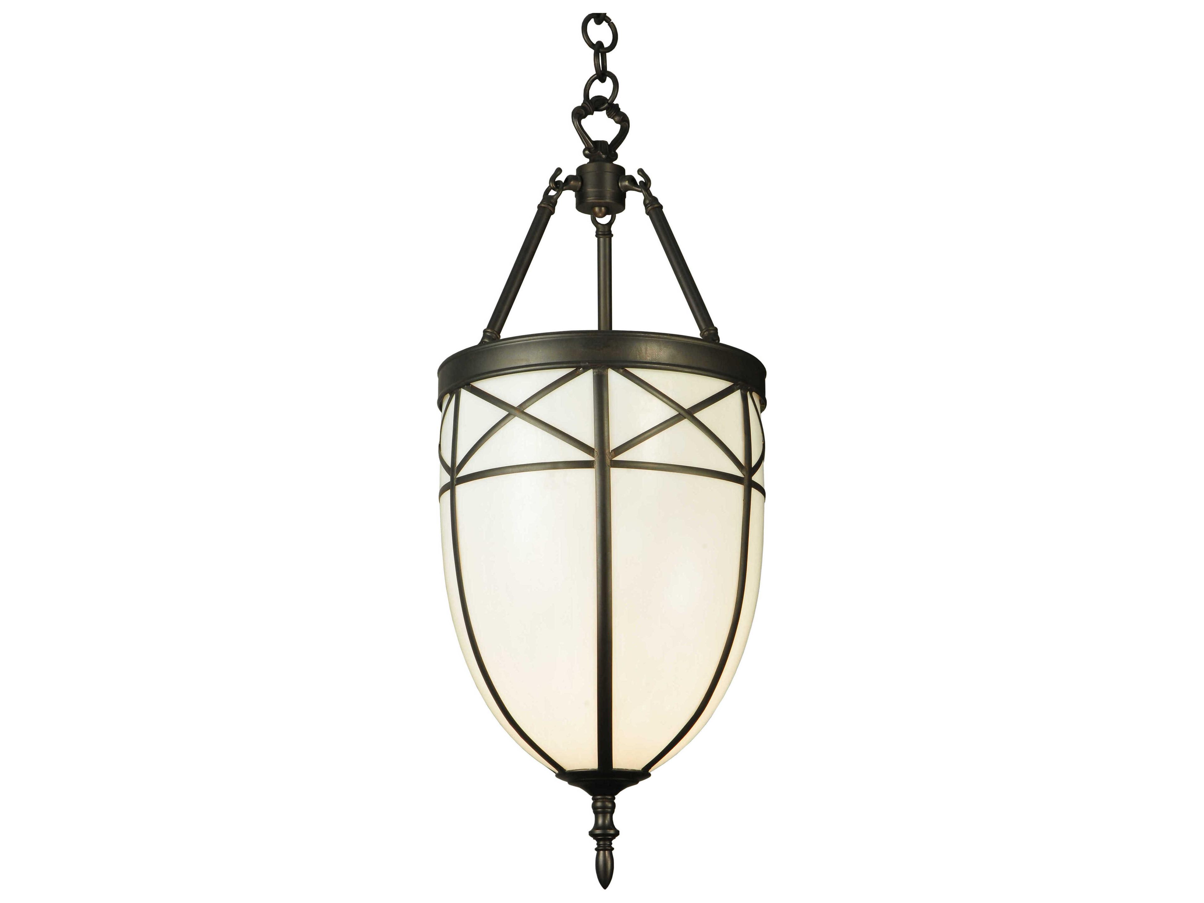 Tiffany 1-Light Brown Bell Pendant