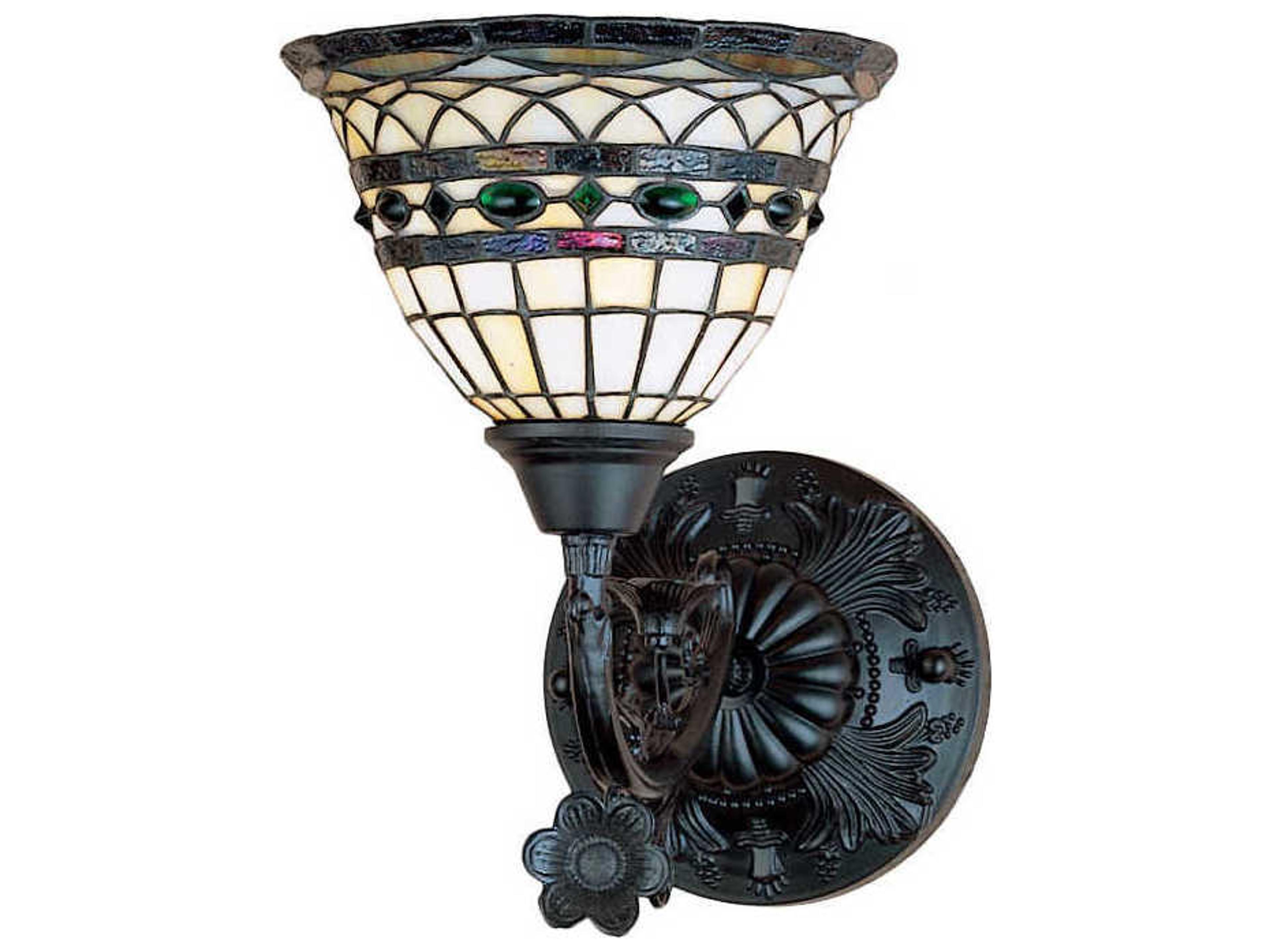 Tiffany Roman 1-Light Bronze Wall Sconce
