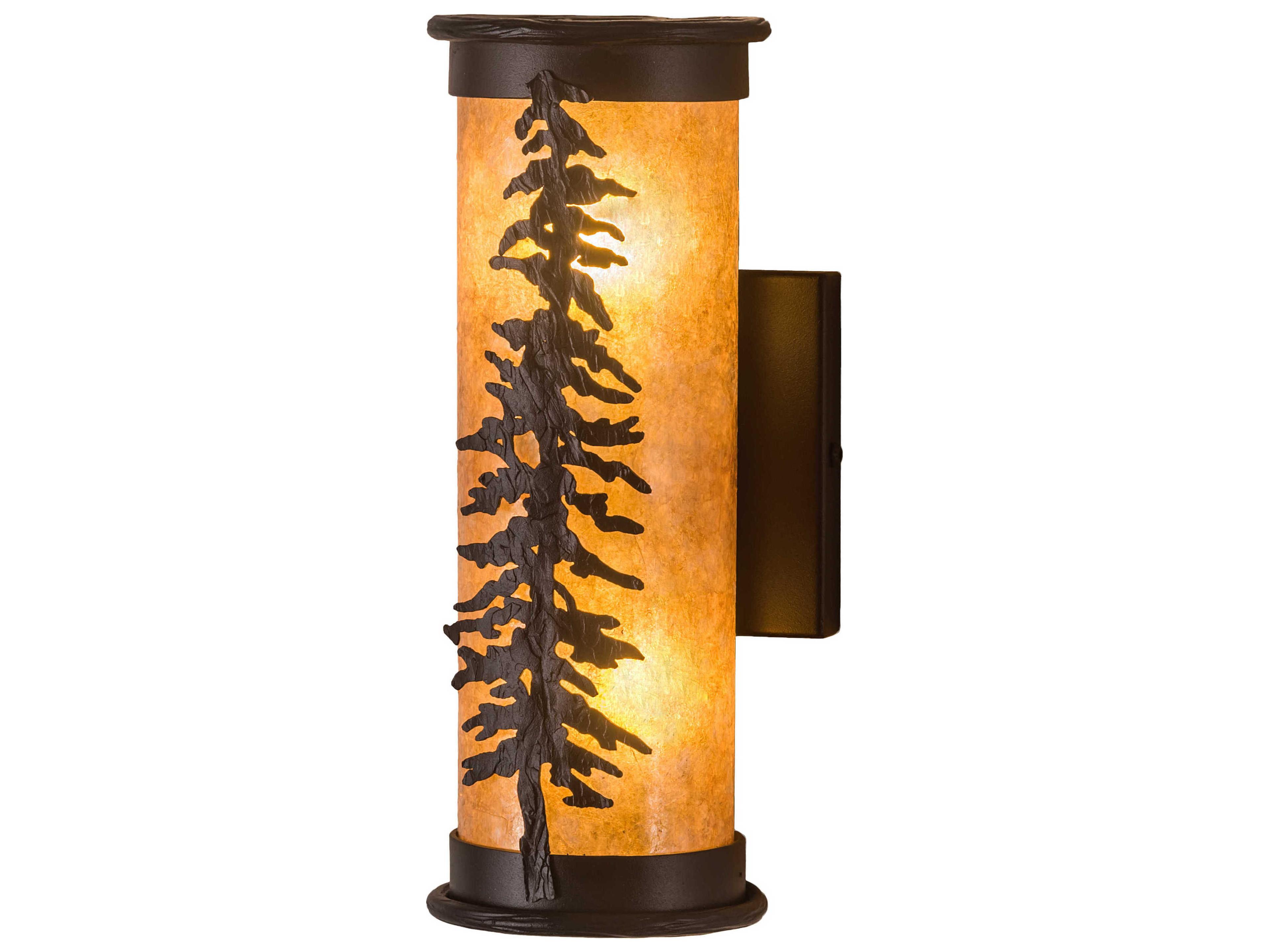 Tamarack 2-Light Black Wall Sconce