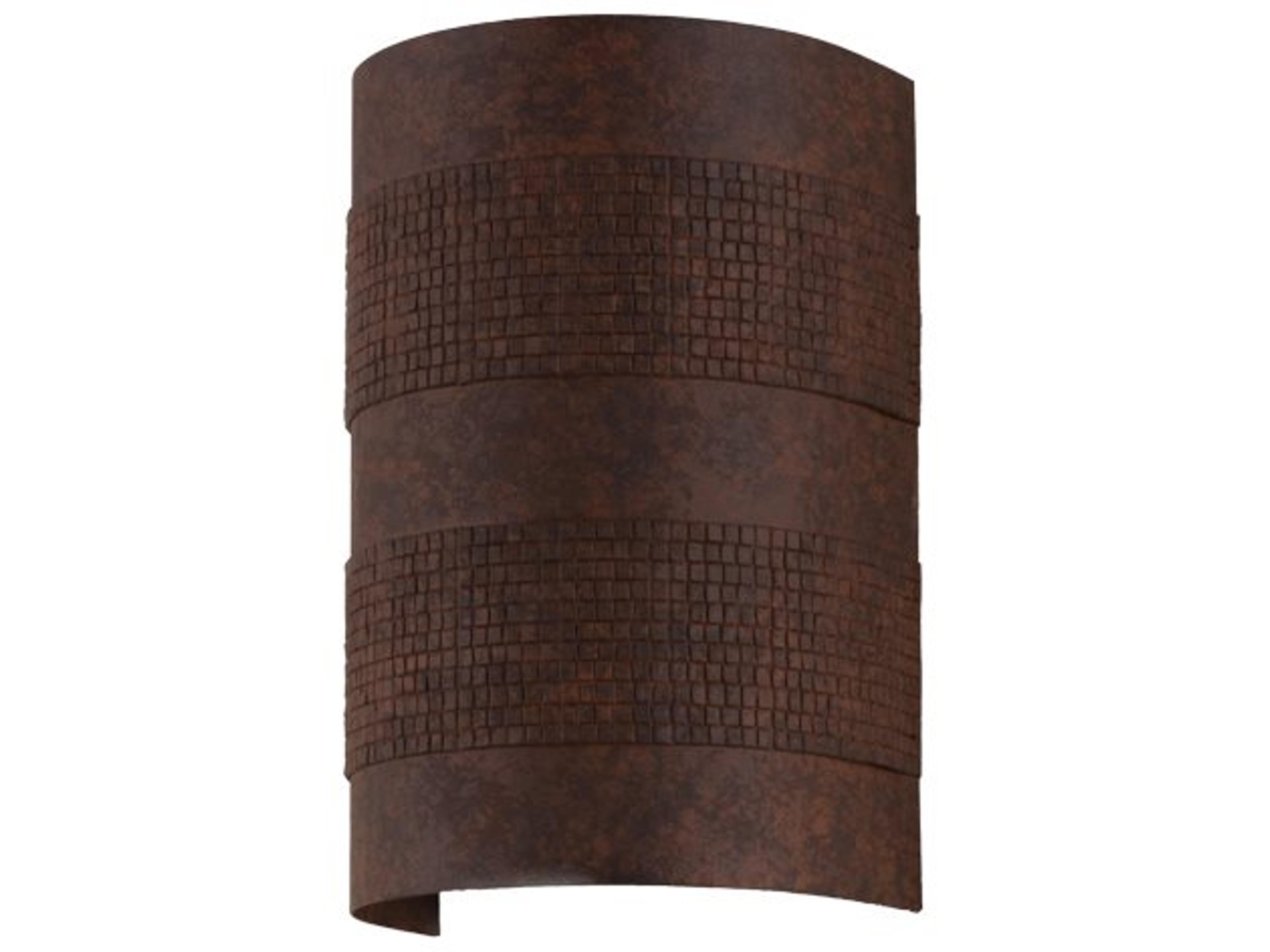 1-Light Red Wall Sconce