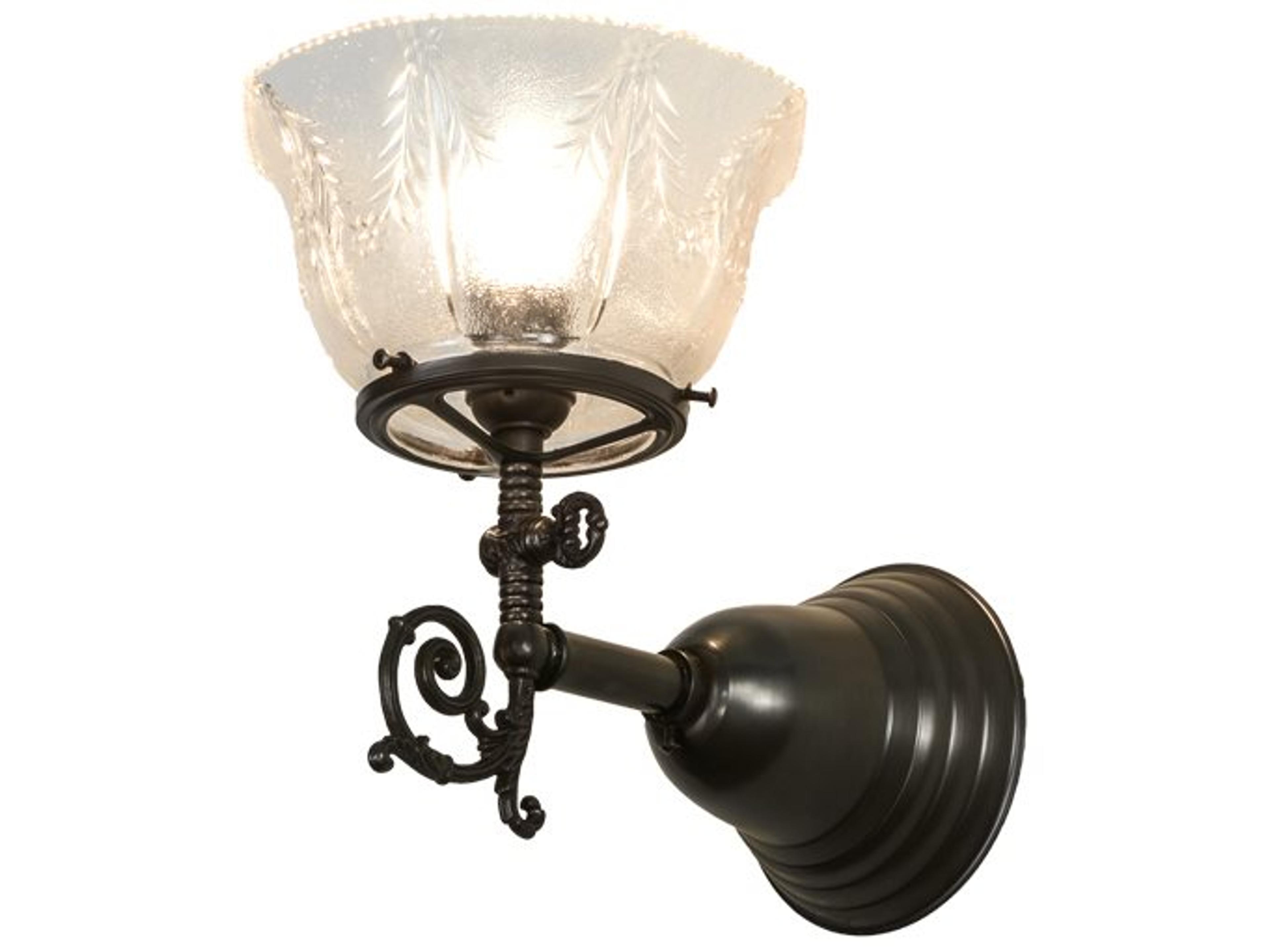 1-Light Brown Wall Sconce