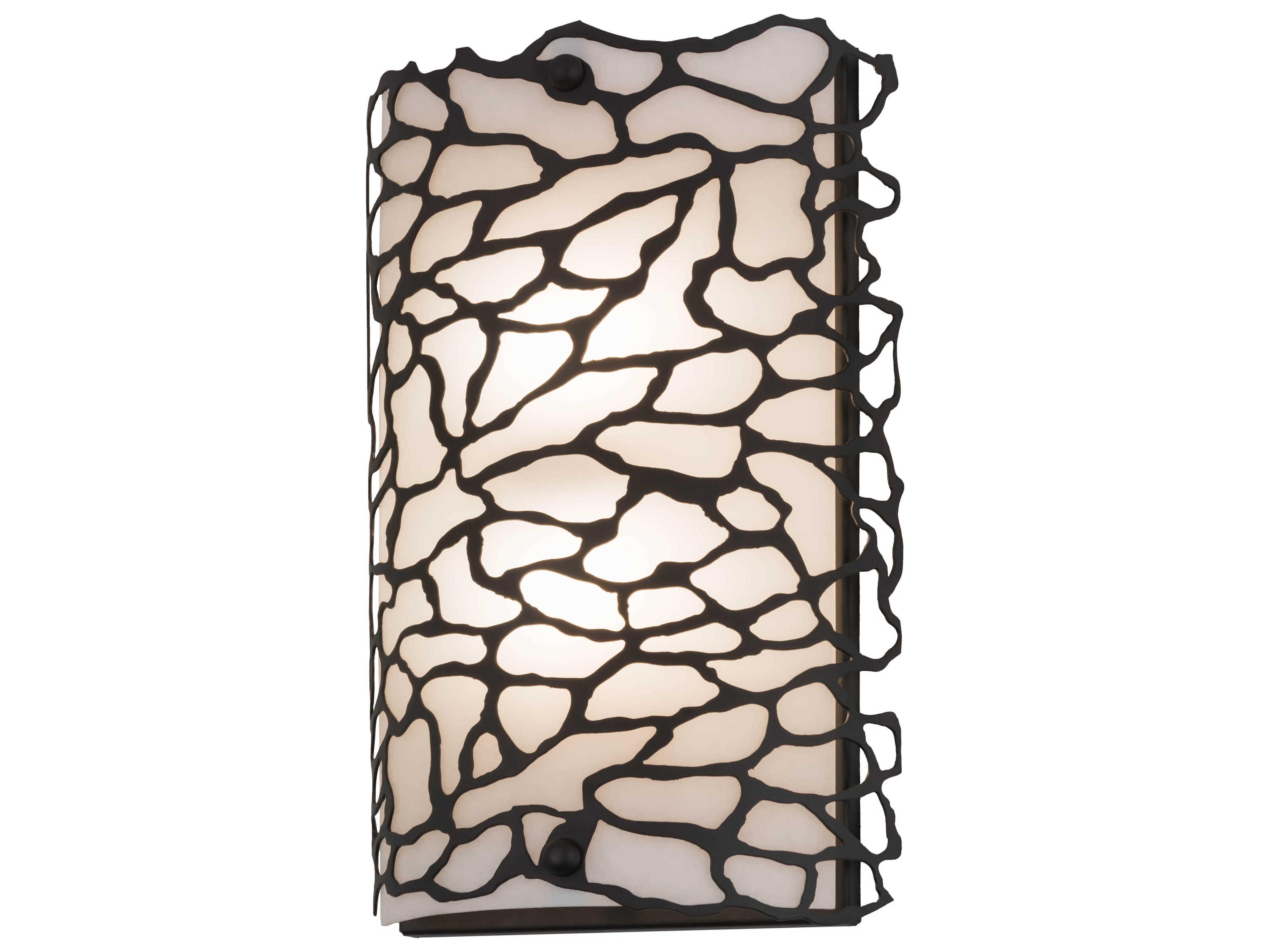 2-Light Bronze Wall Sconce