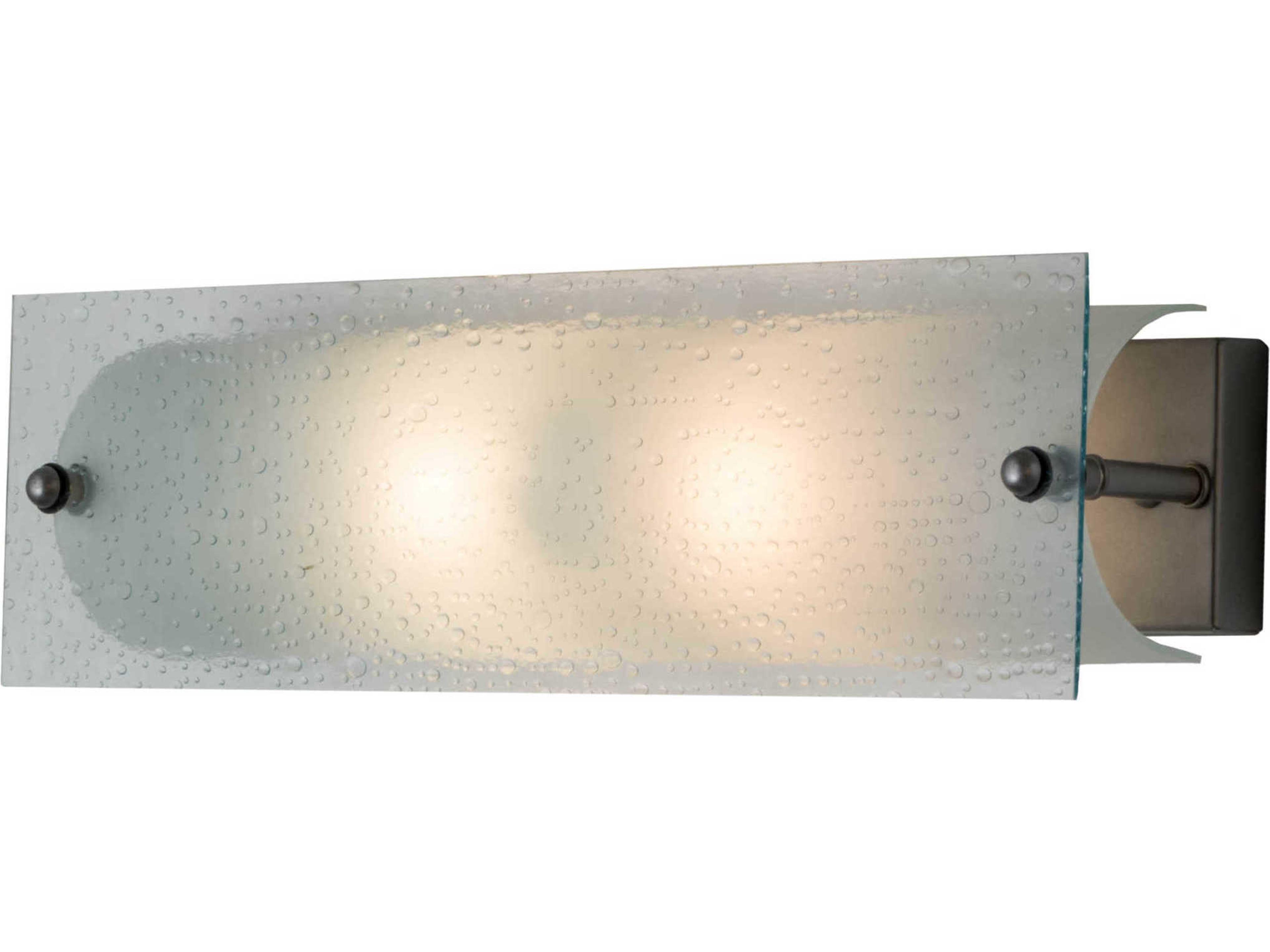 Meyda 2-Light Clear Glass Vanity Light