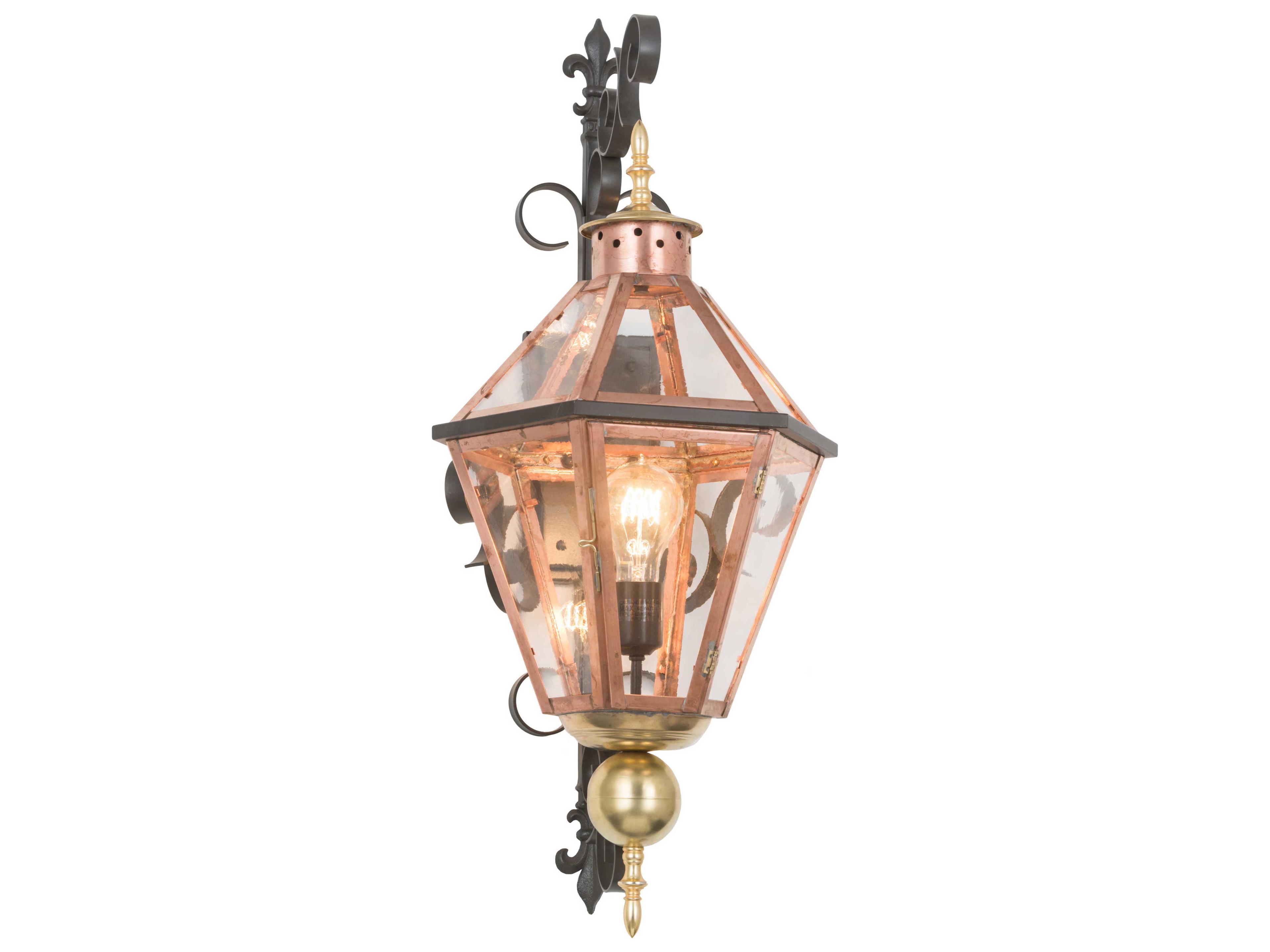 Millesime 1-Light Bronze Glass Wall Sconce
