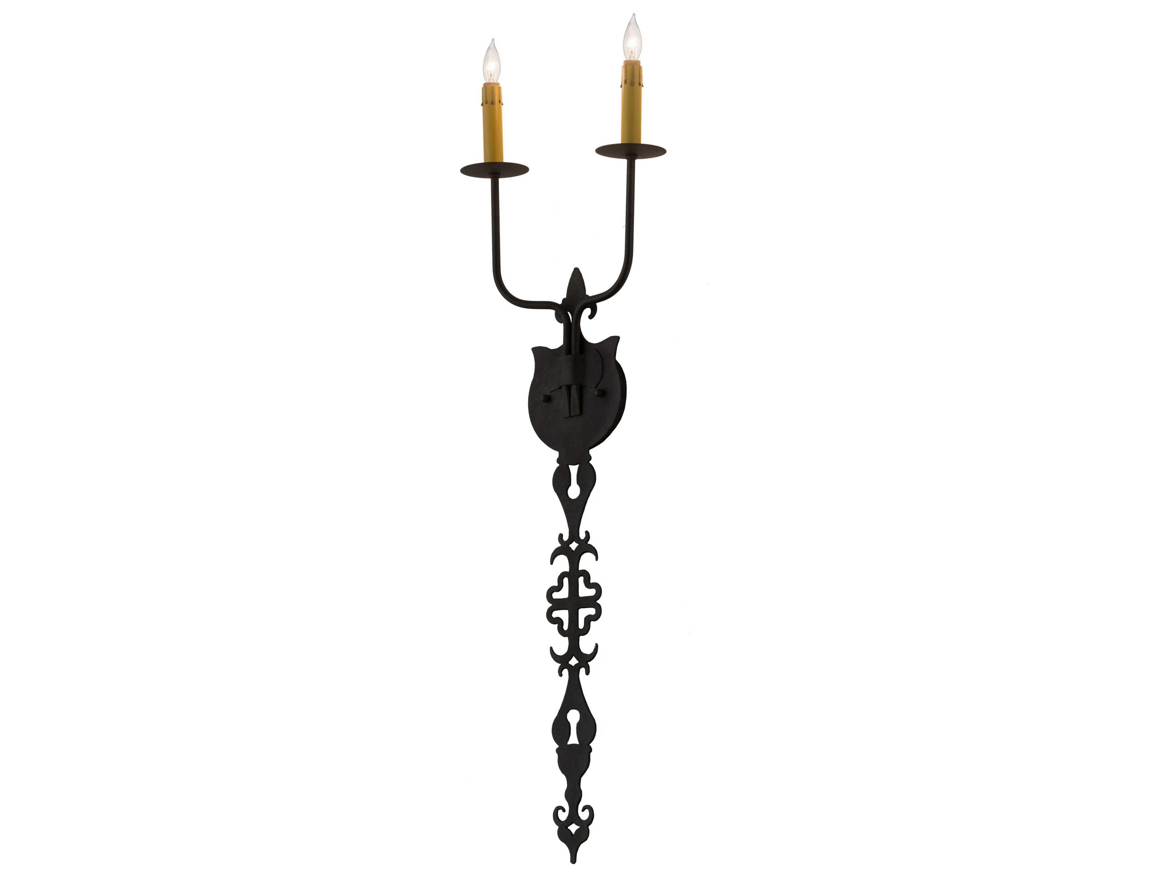 2-Light Gray Wall Sconce