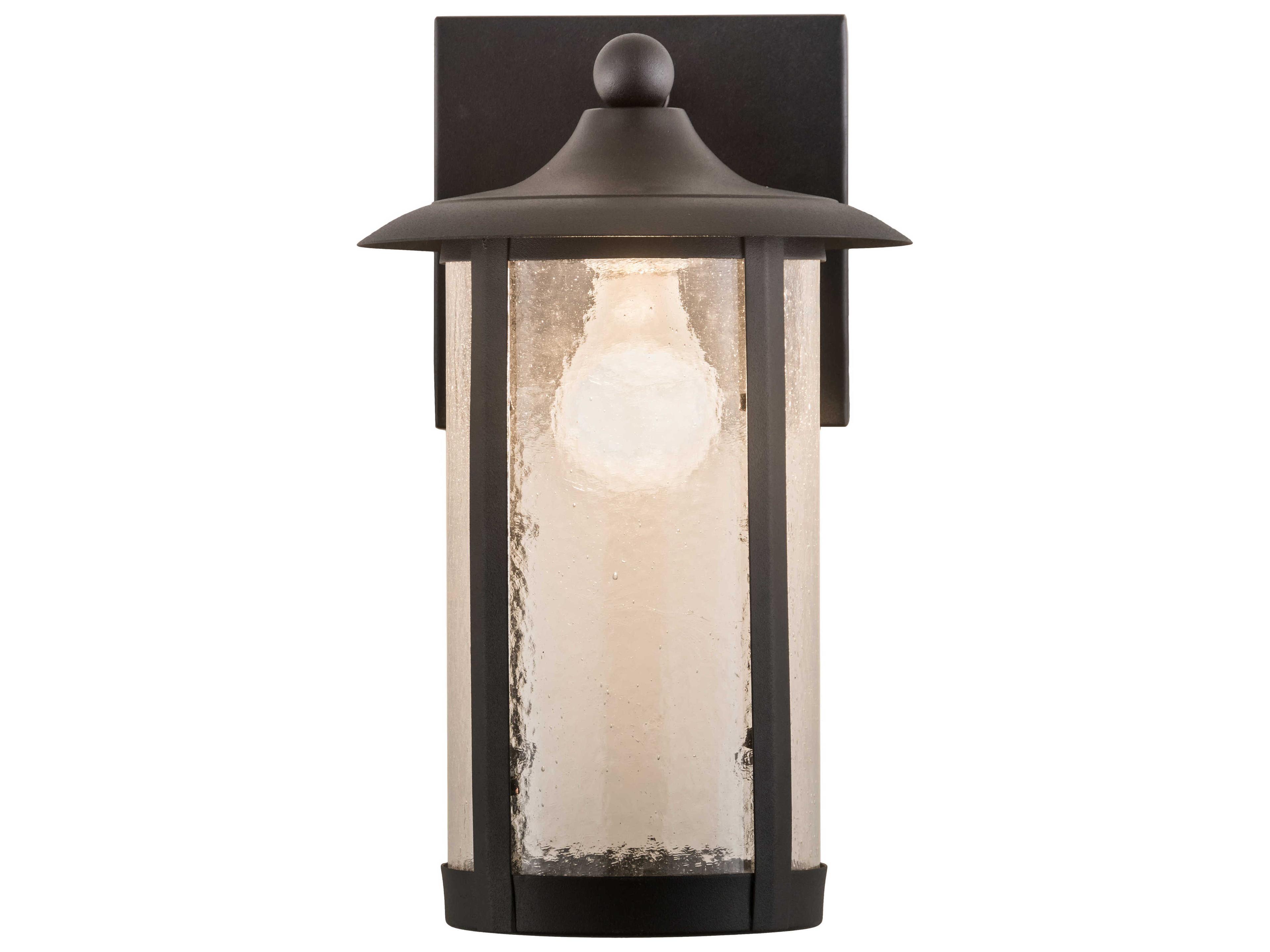 1-Light Brown Glass Wall Sconce