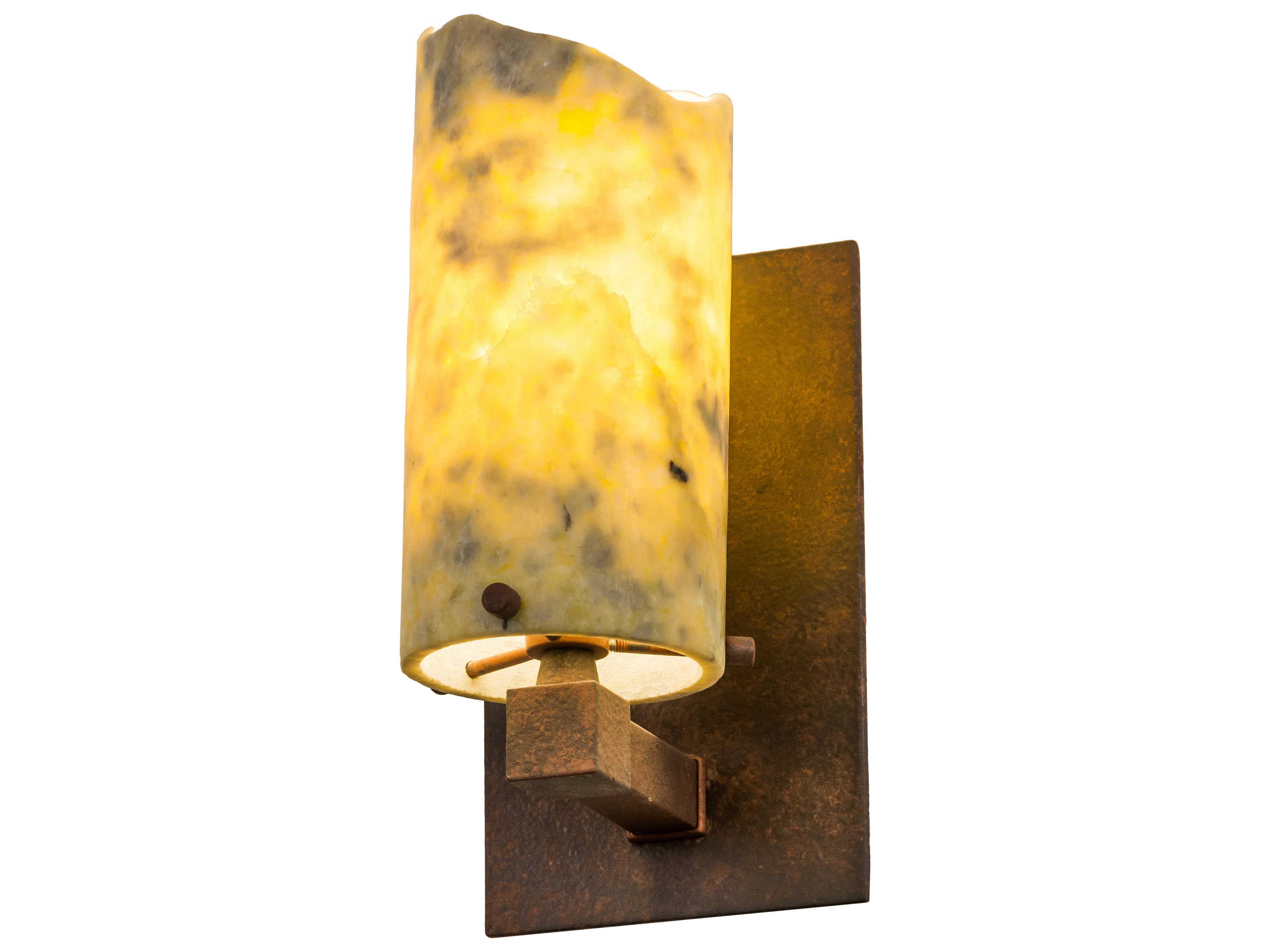 1-Light Brown Wall Sconce