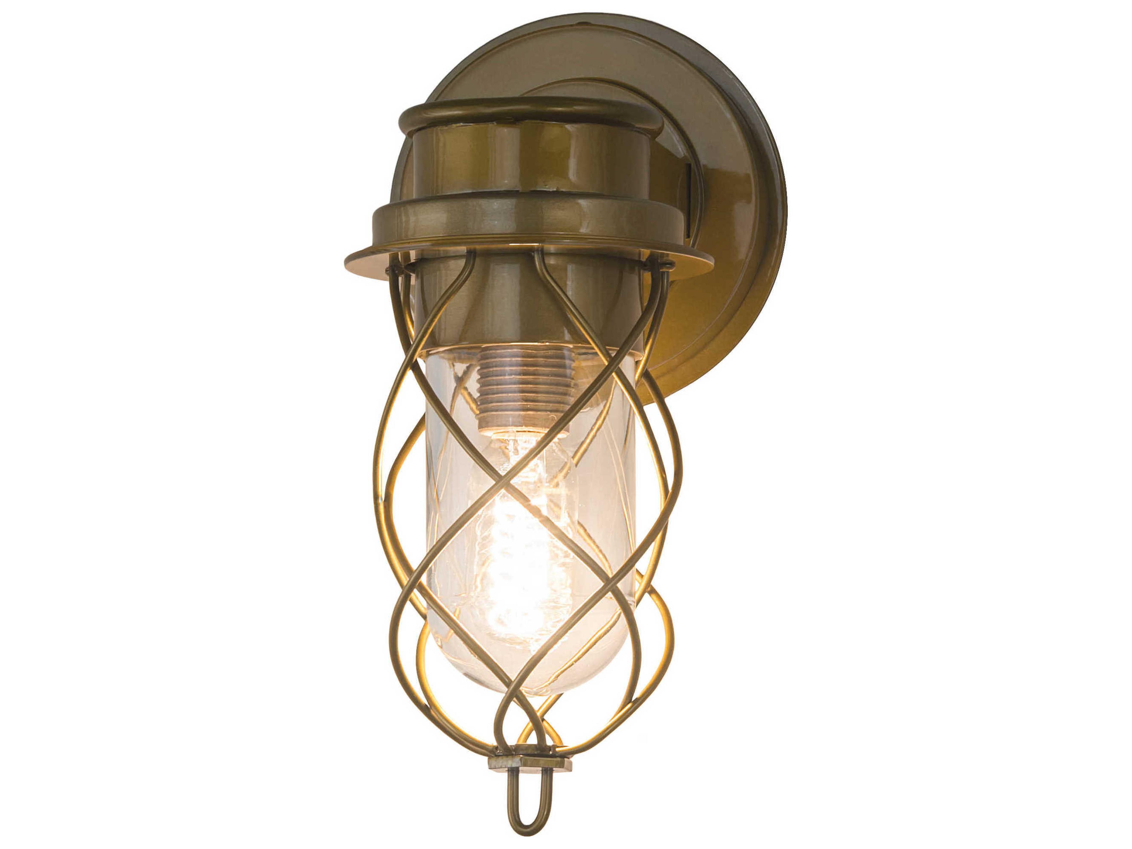 1-Light Gold Wall Sconce