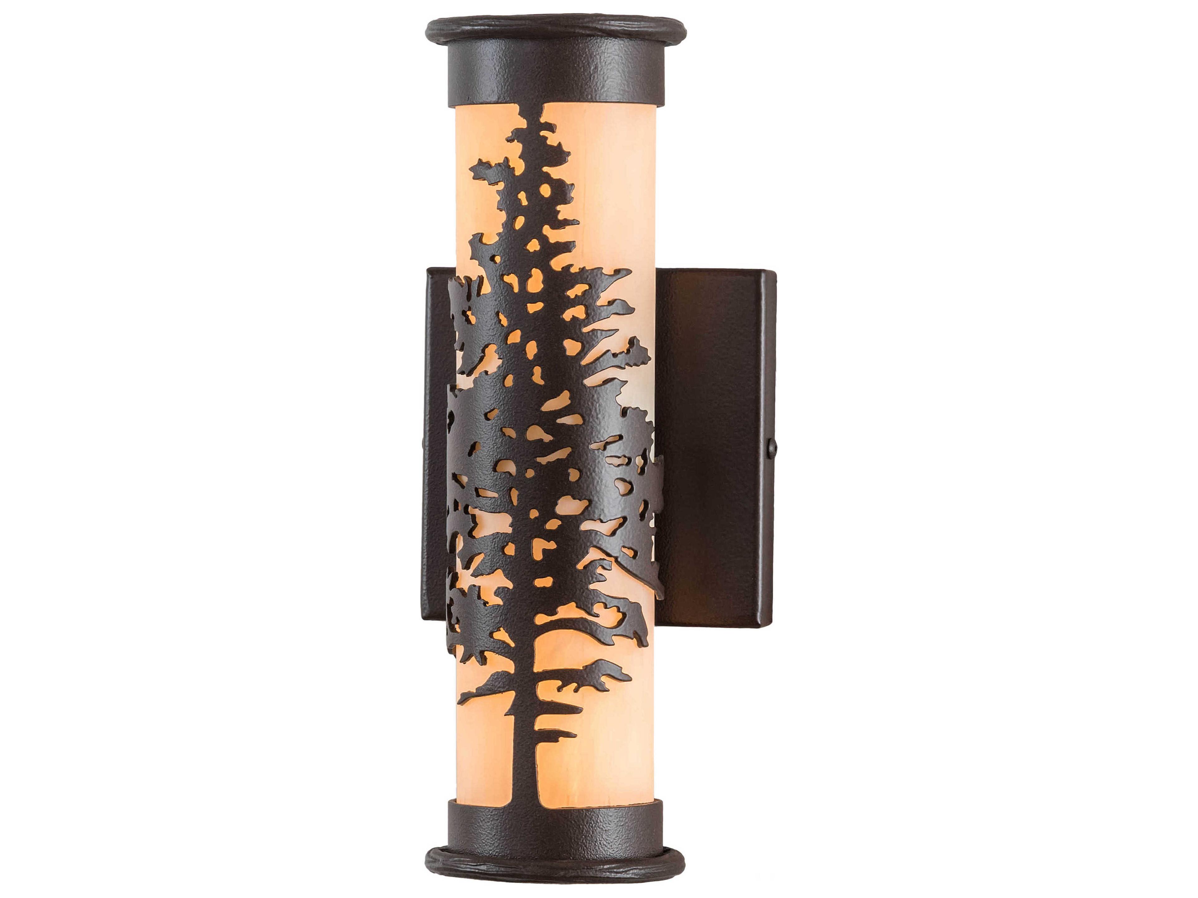 Tamarack 2-Light Black Wall Sconce