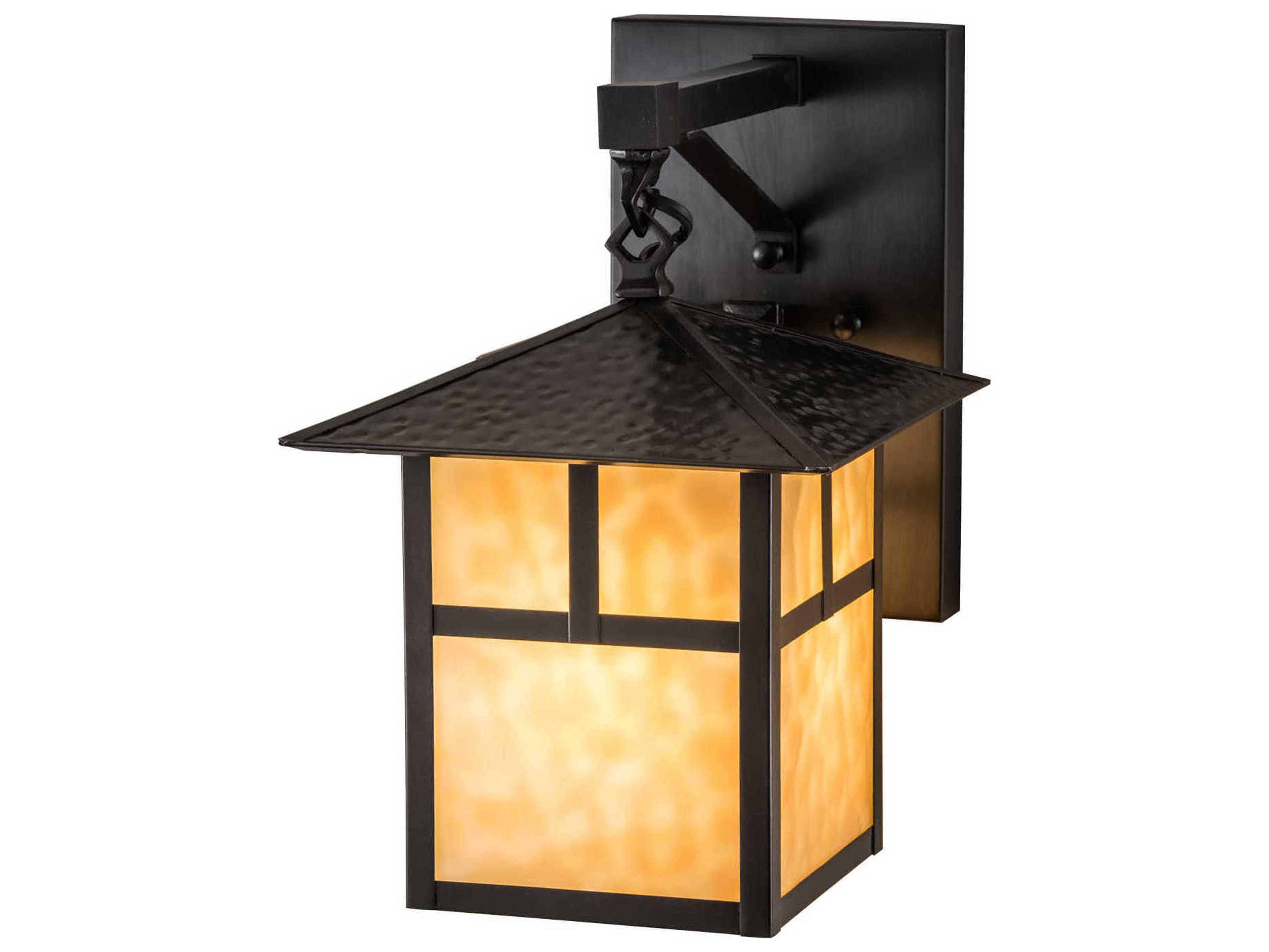 1-Light Brown Wall Sconce