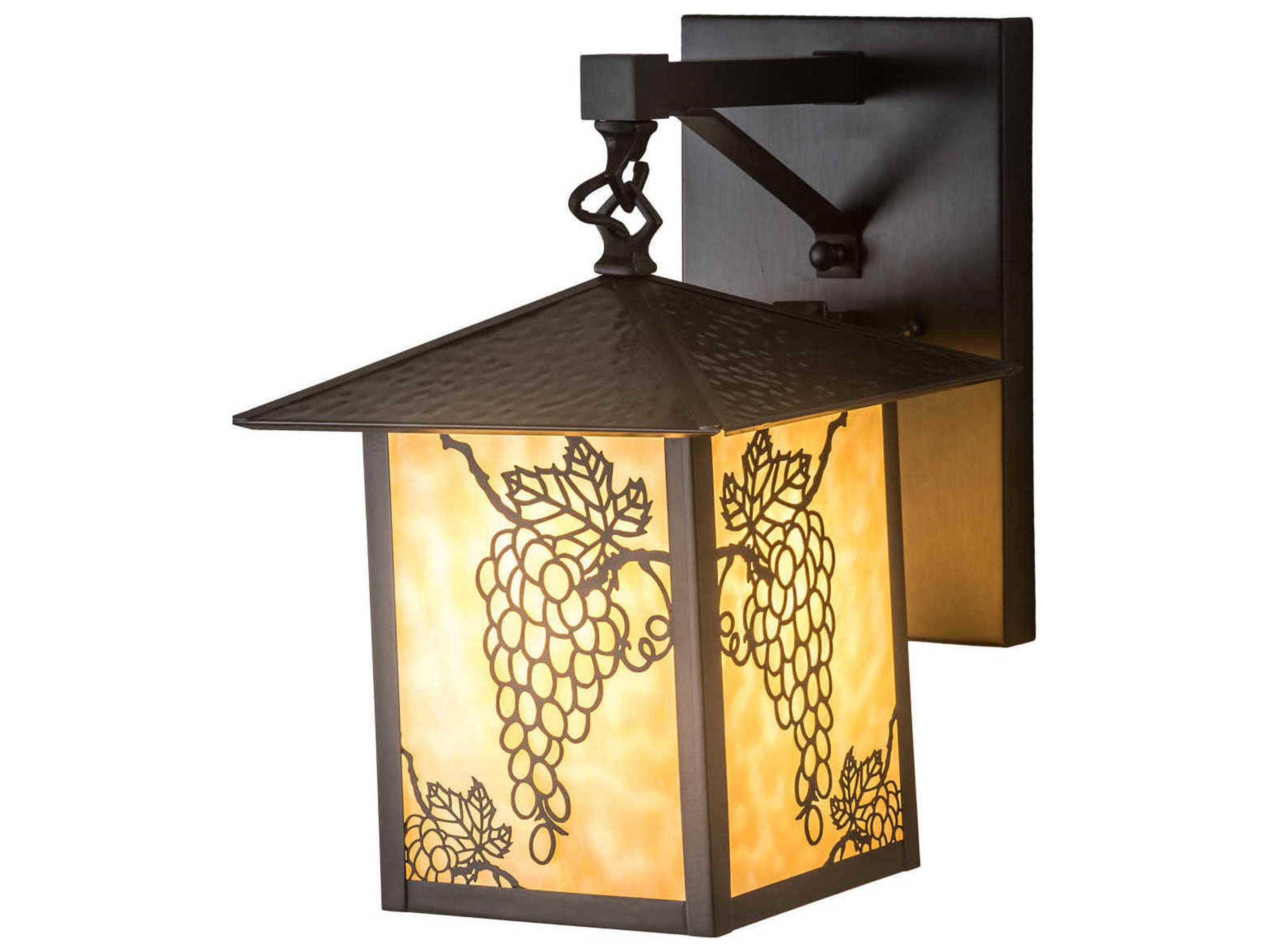 1-Light Brown Wall Sconce