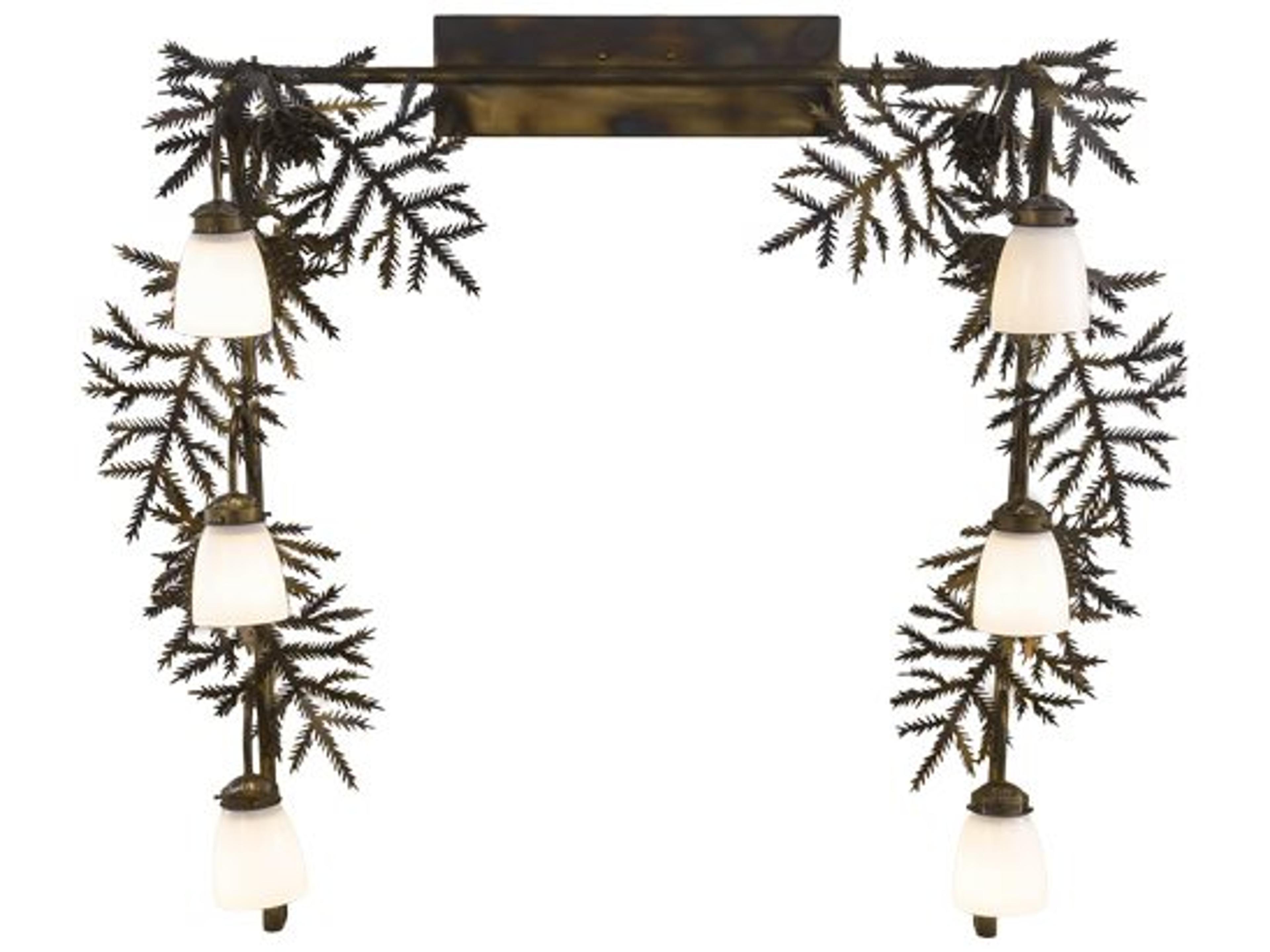 6-Light Copper Vanity Light