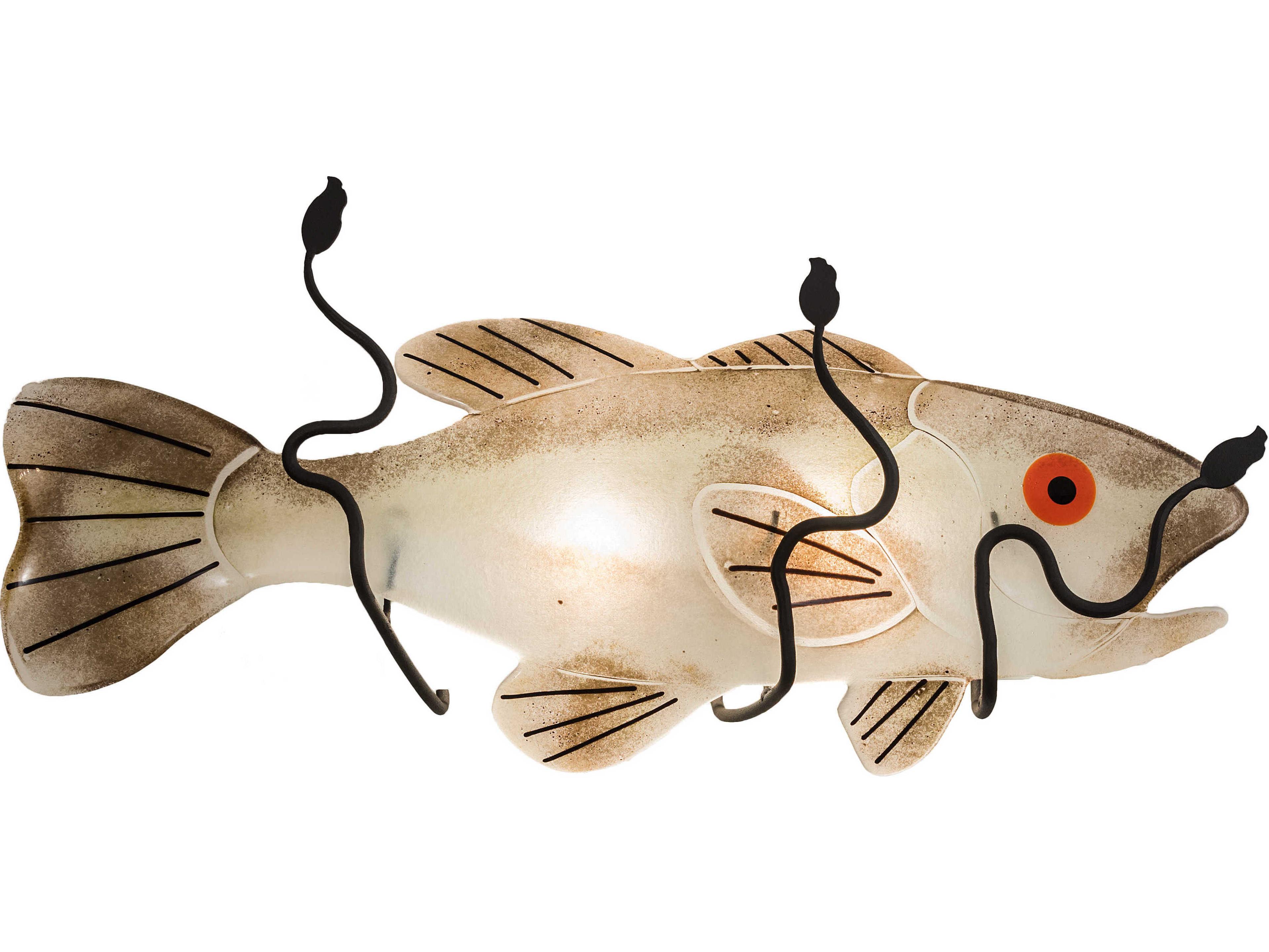 2-Light Black Wall Sconce