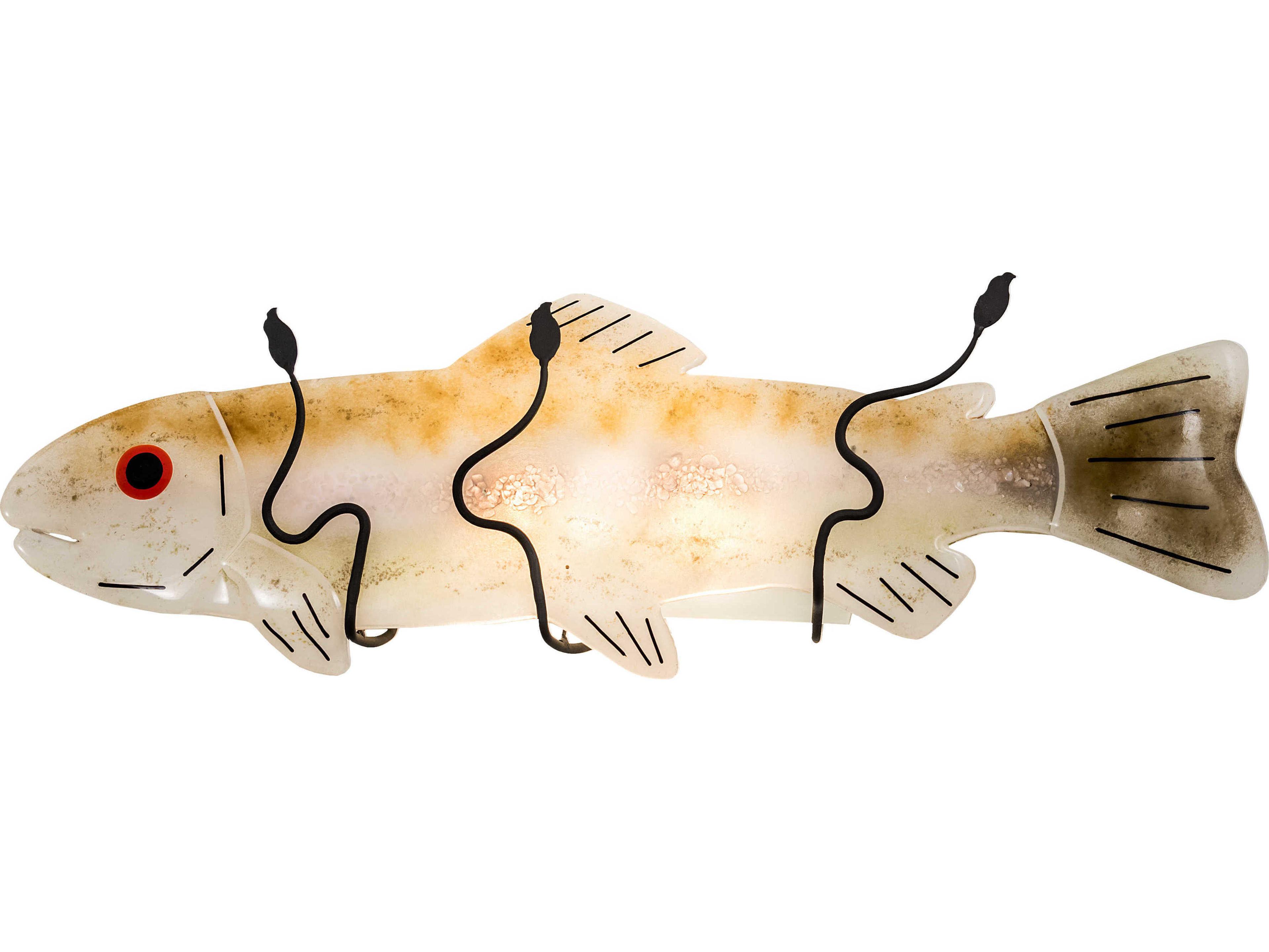 2-Light Black Wall Sconce