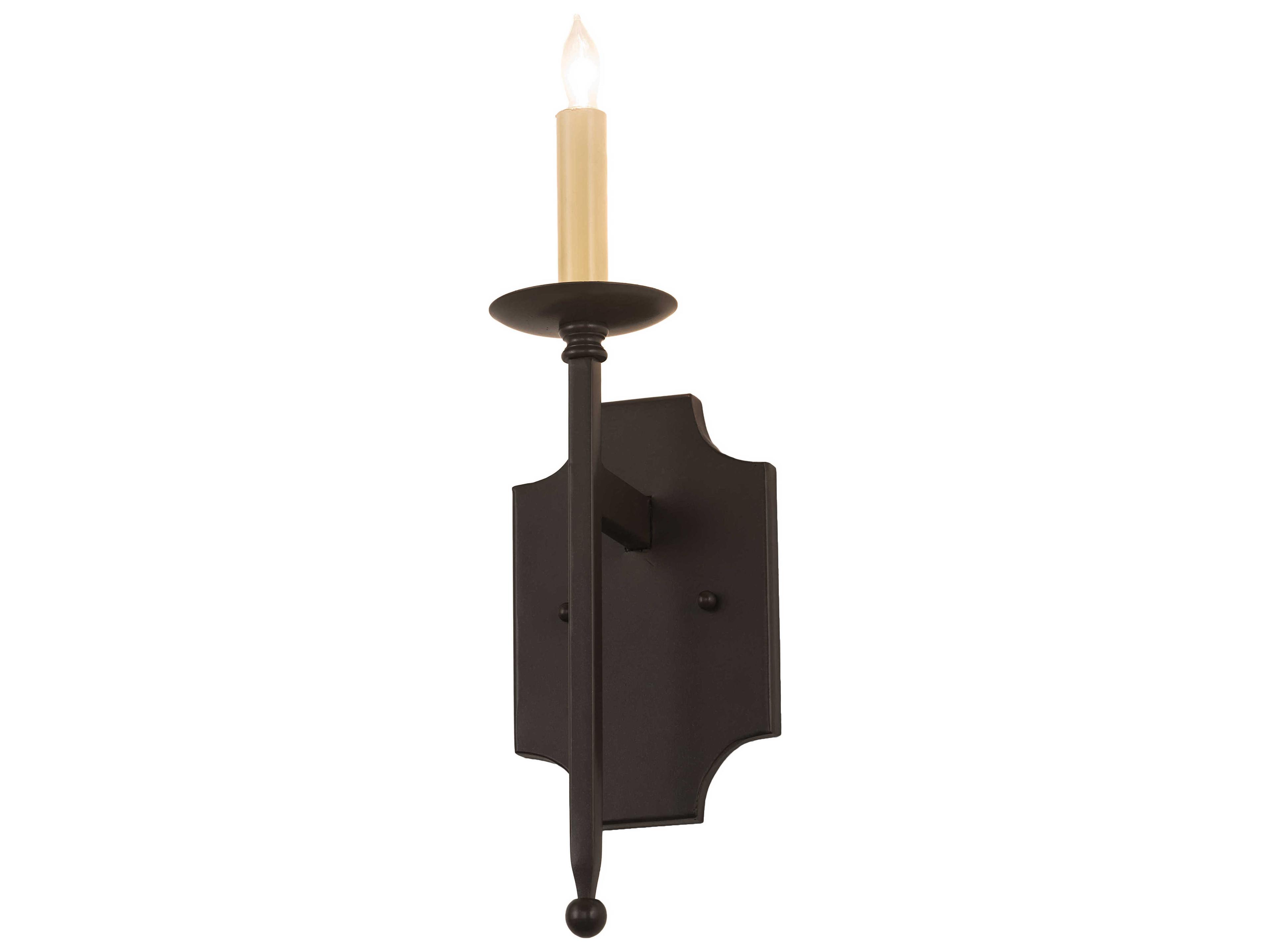 Toscano 1-Light Bronze Wall Sconce