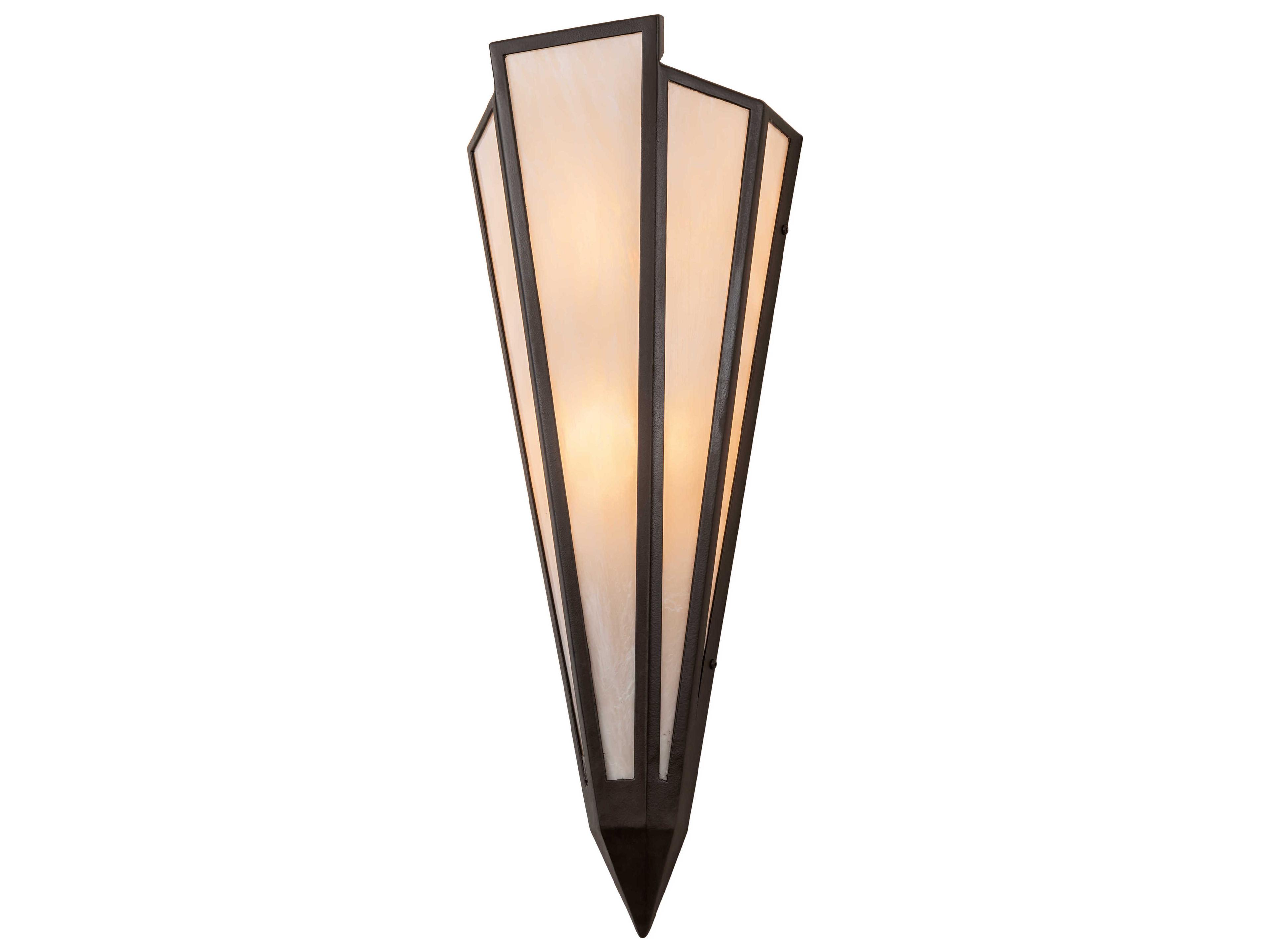 Brum 2-Light Bronze Wall Sconce