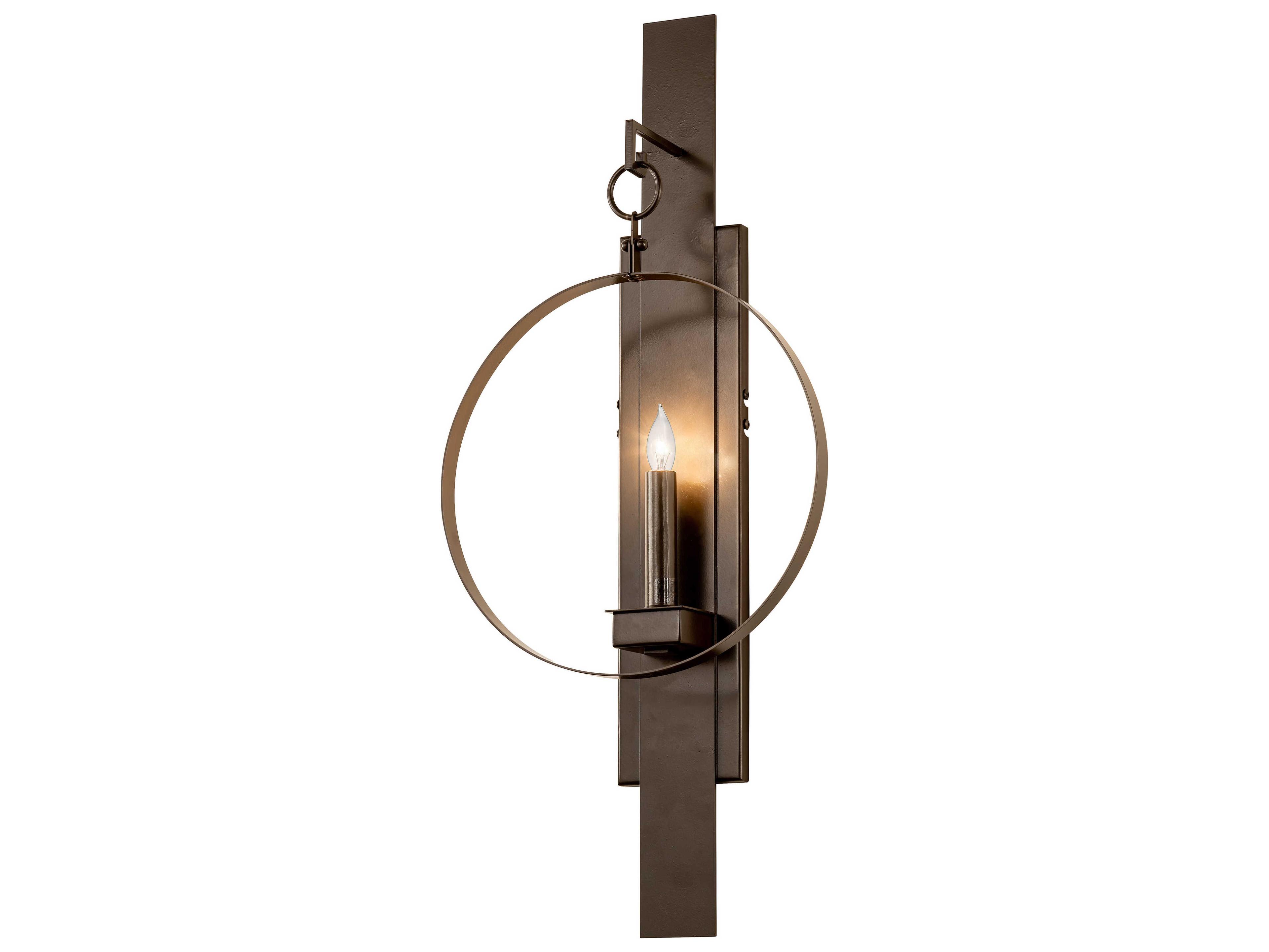 1-Light Bronze Wall Sconce