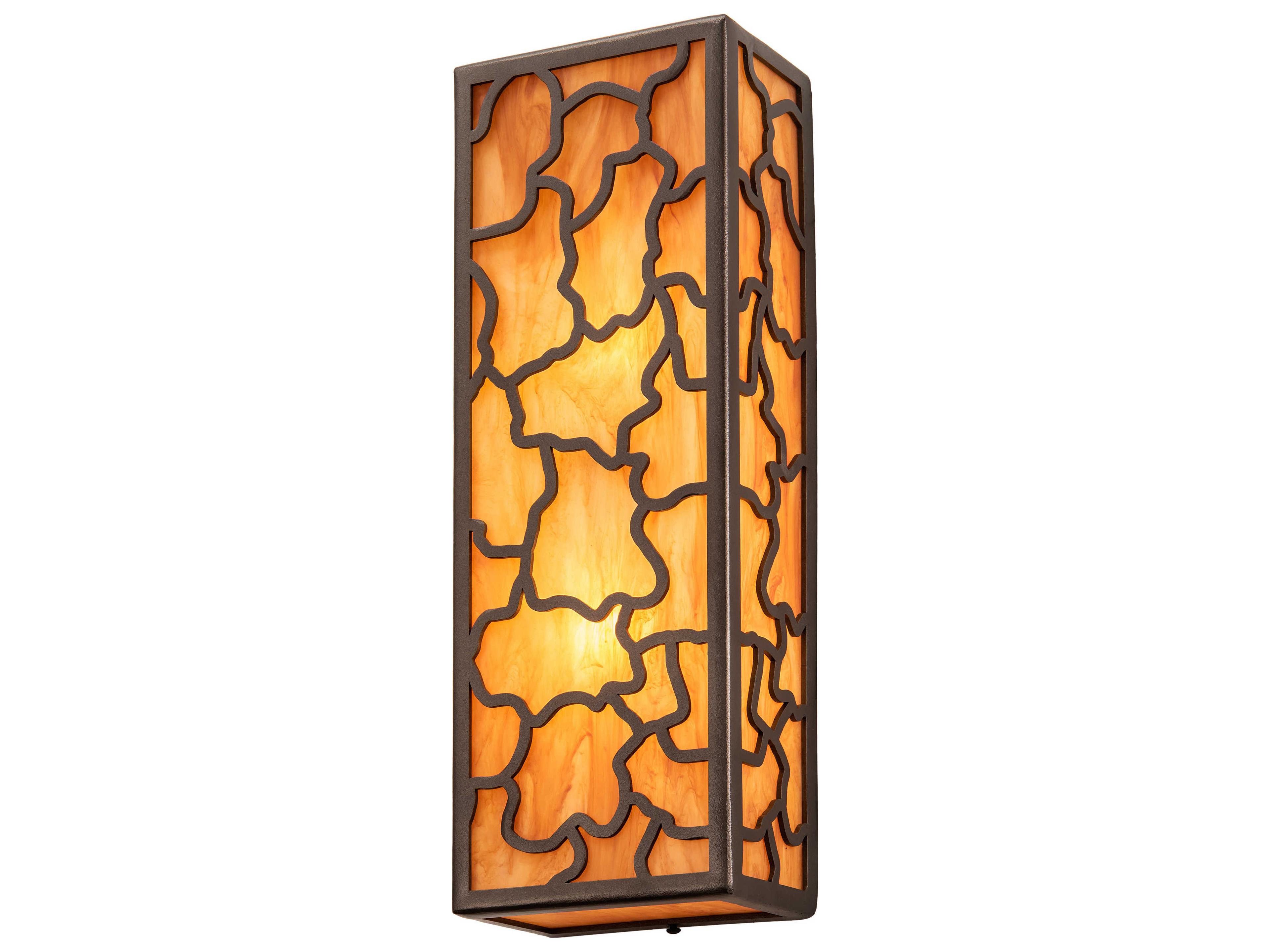 2-Light Bronze Wall Sconce