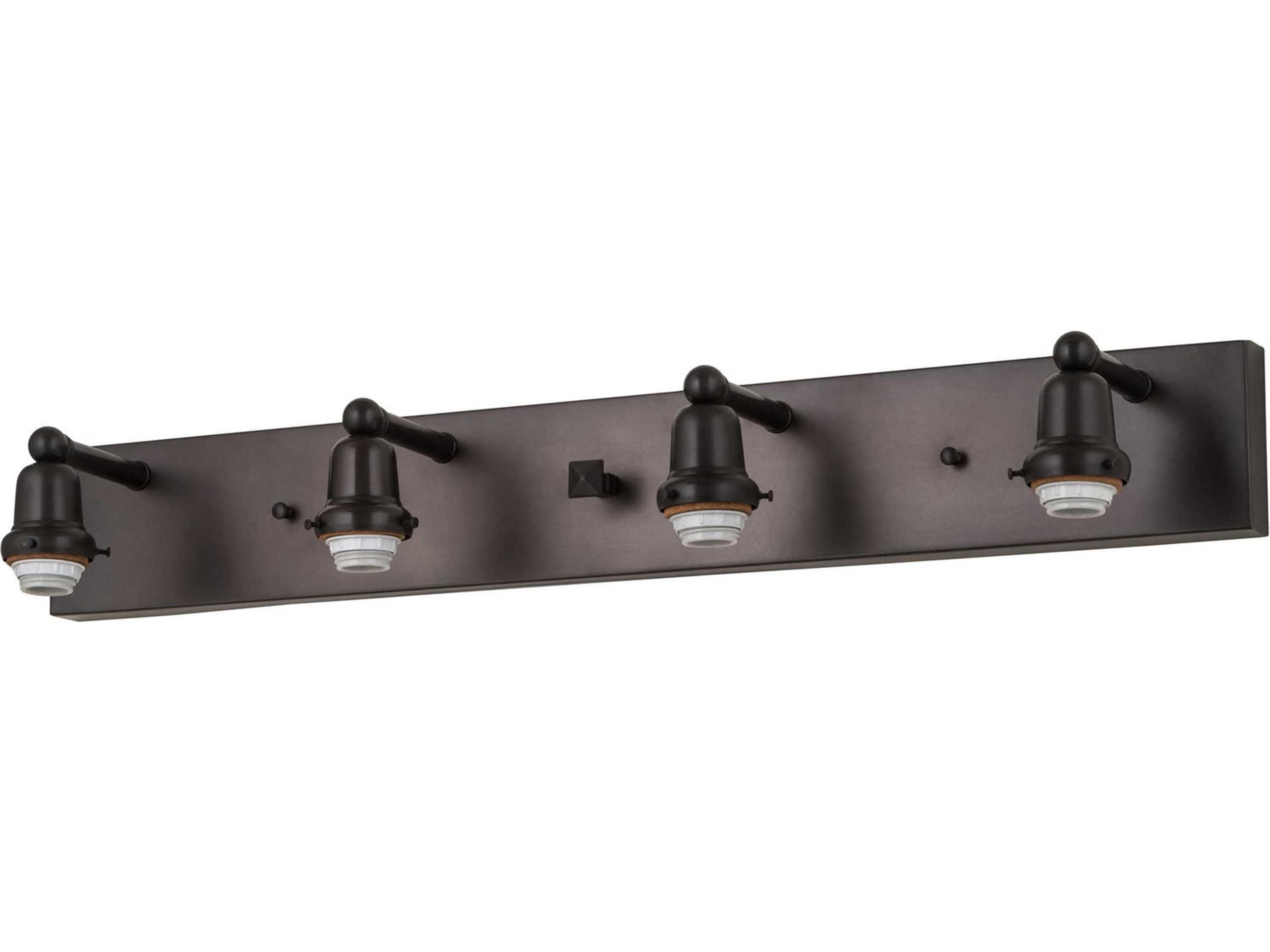 4-Light Brown Vanity Light