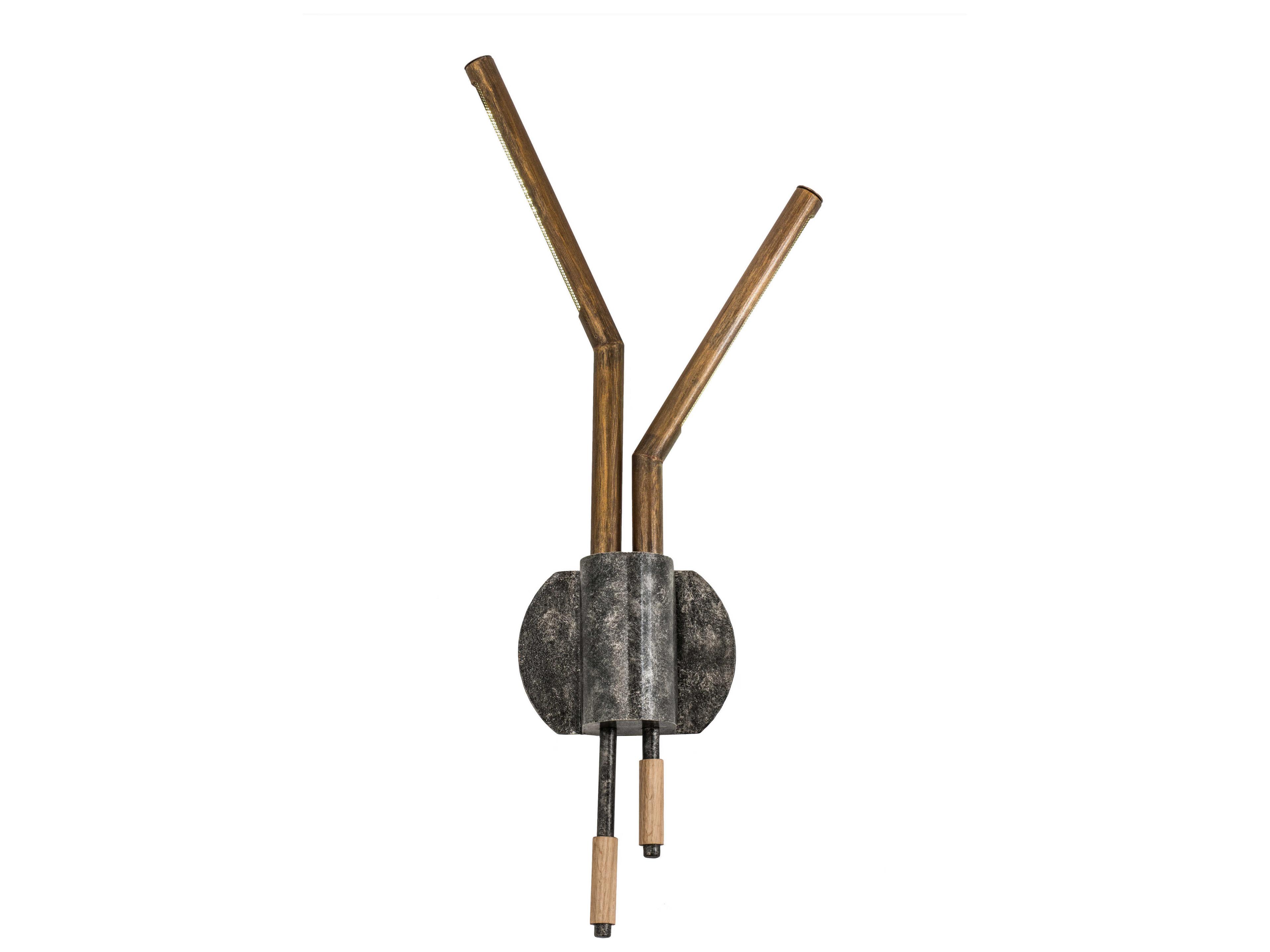 Varillas Bronze Wall Sconce