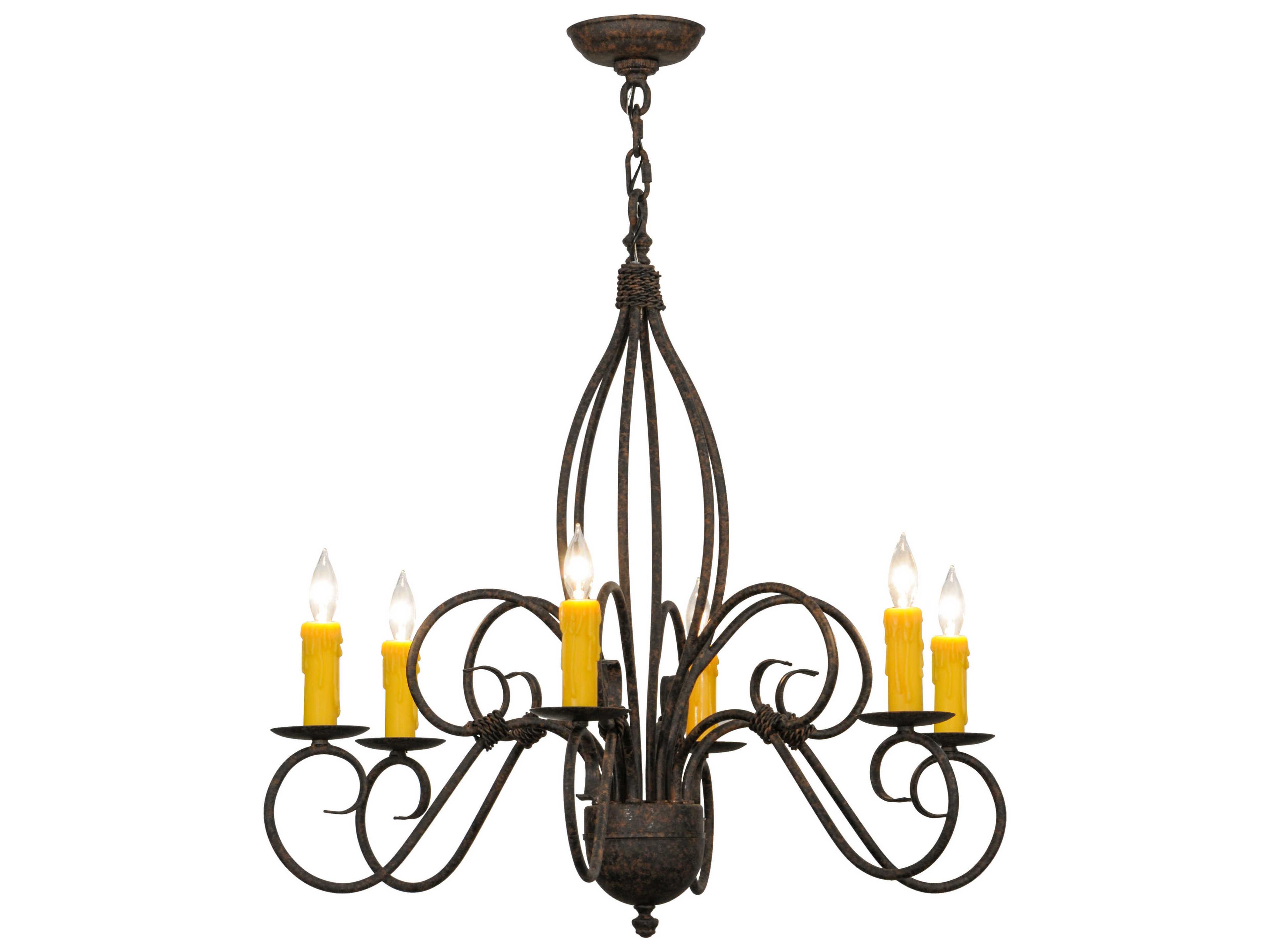 Squire 6-light 28" Chandelier