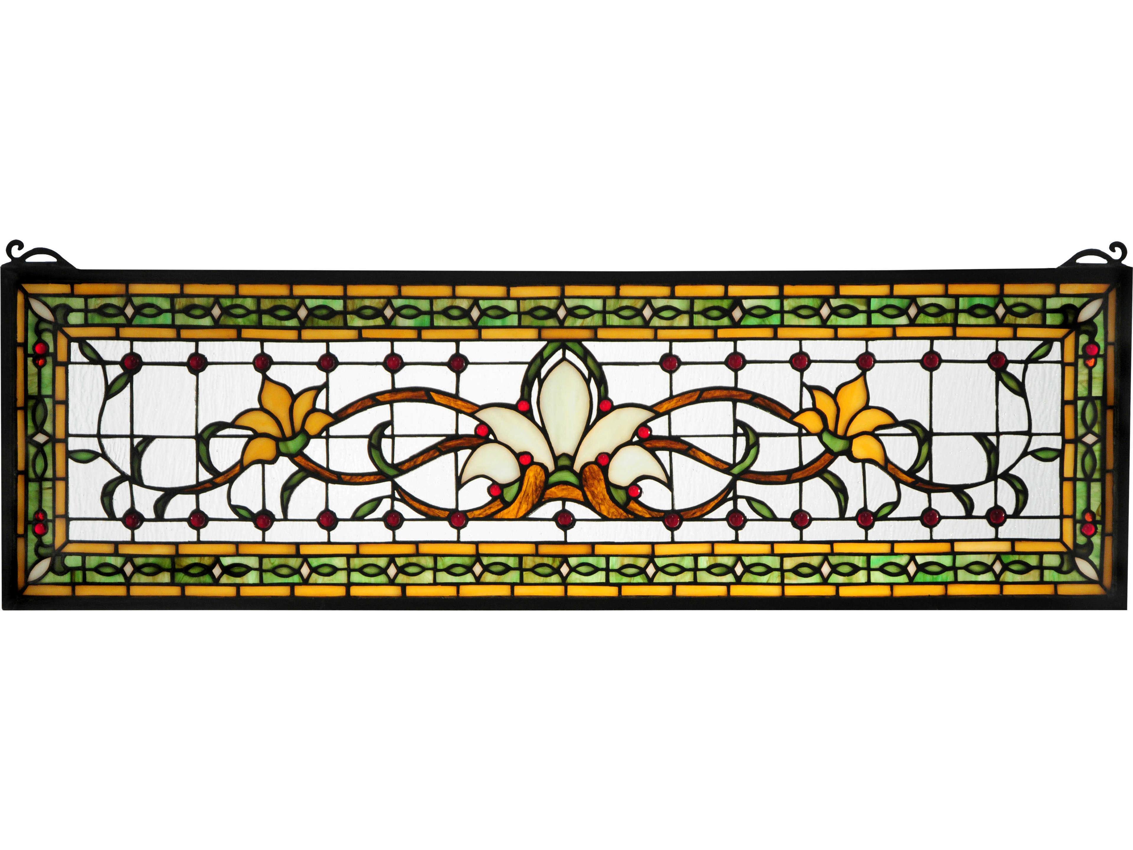 Fairytale Transom Stained Glass Window