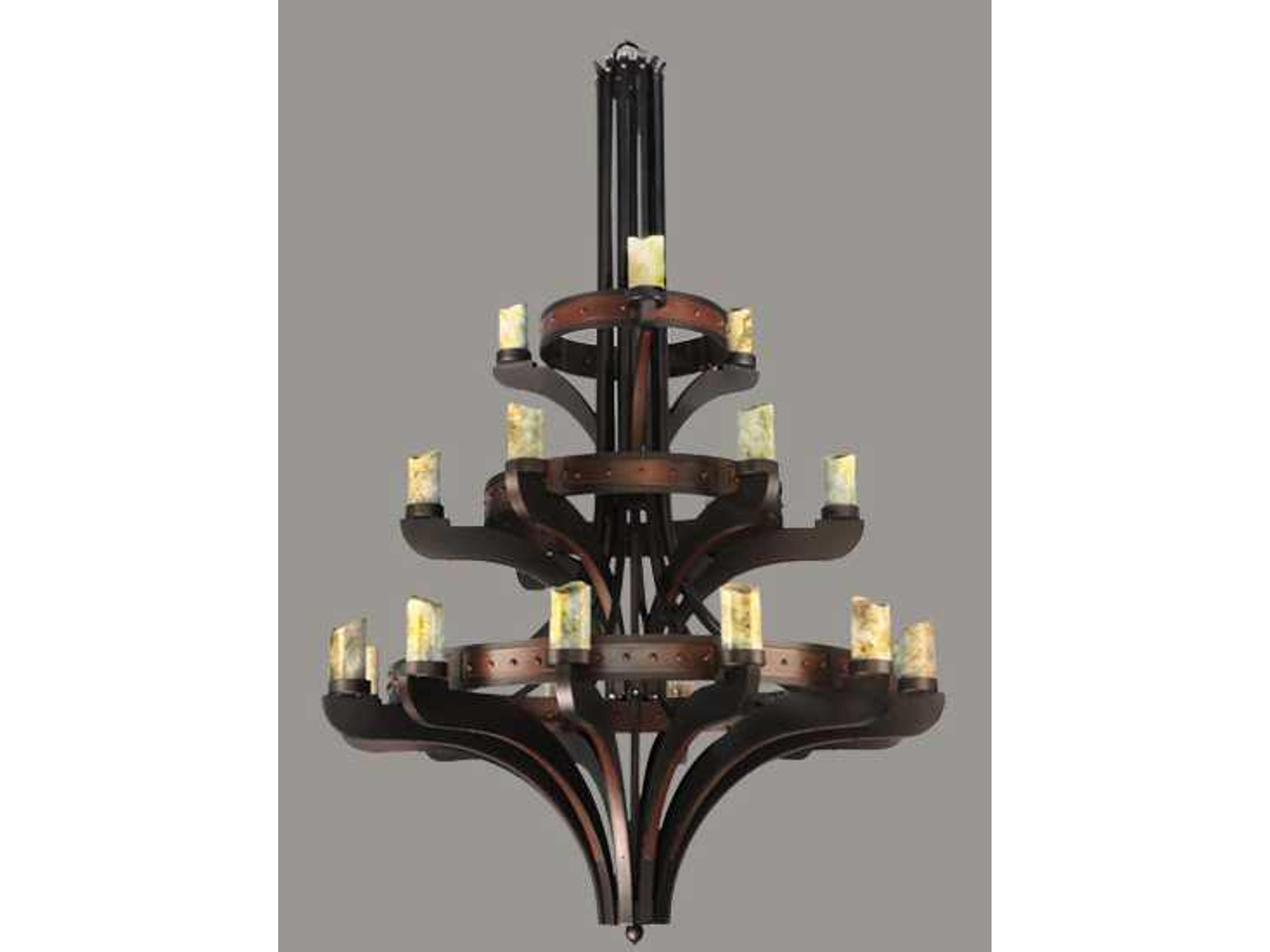 Castilla Jadestone 21-Light 63" Grand Chandelier