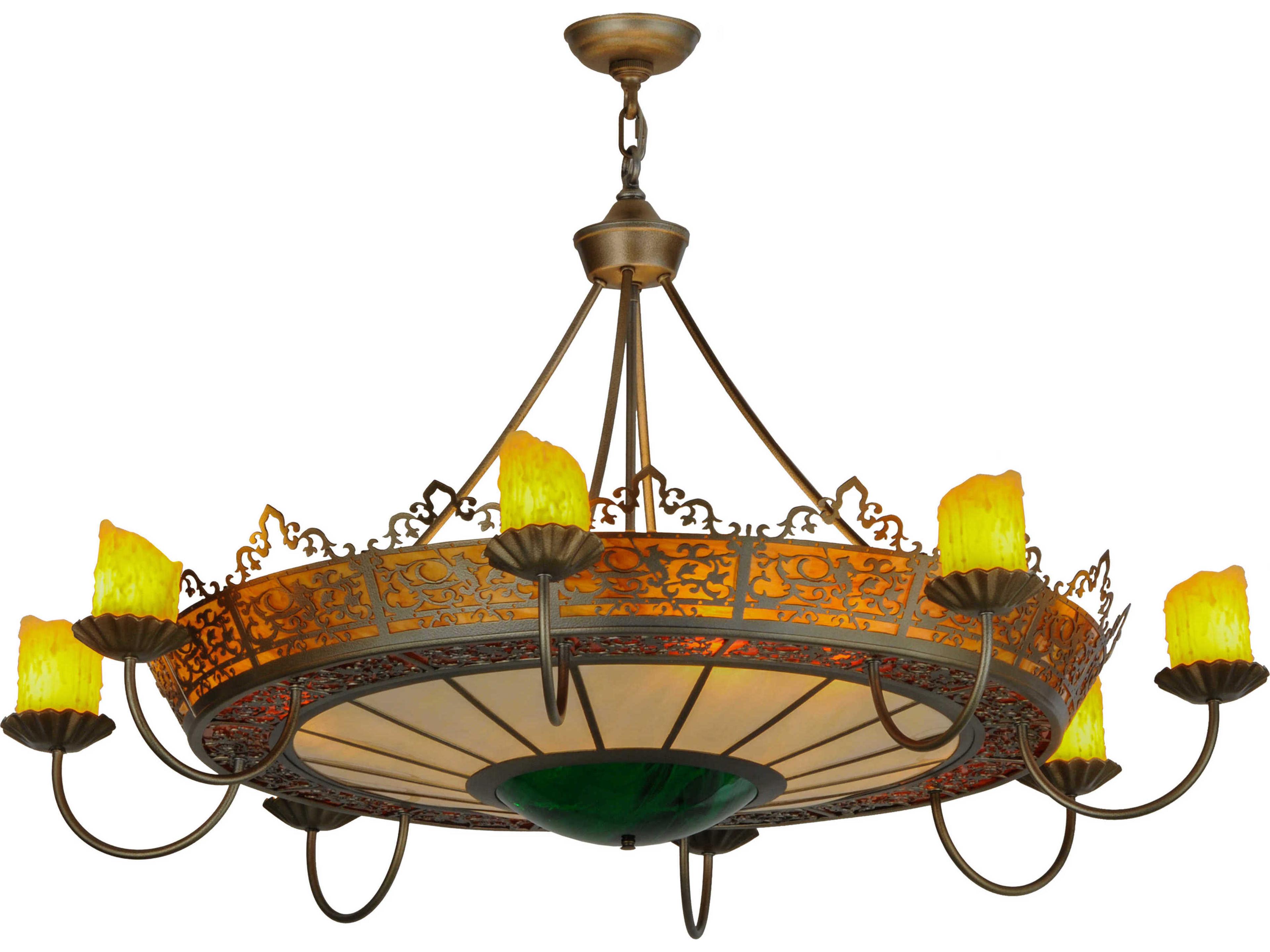 Stanley 8 Arm 20-Light 47" Grand Chandelier