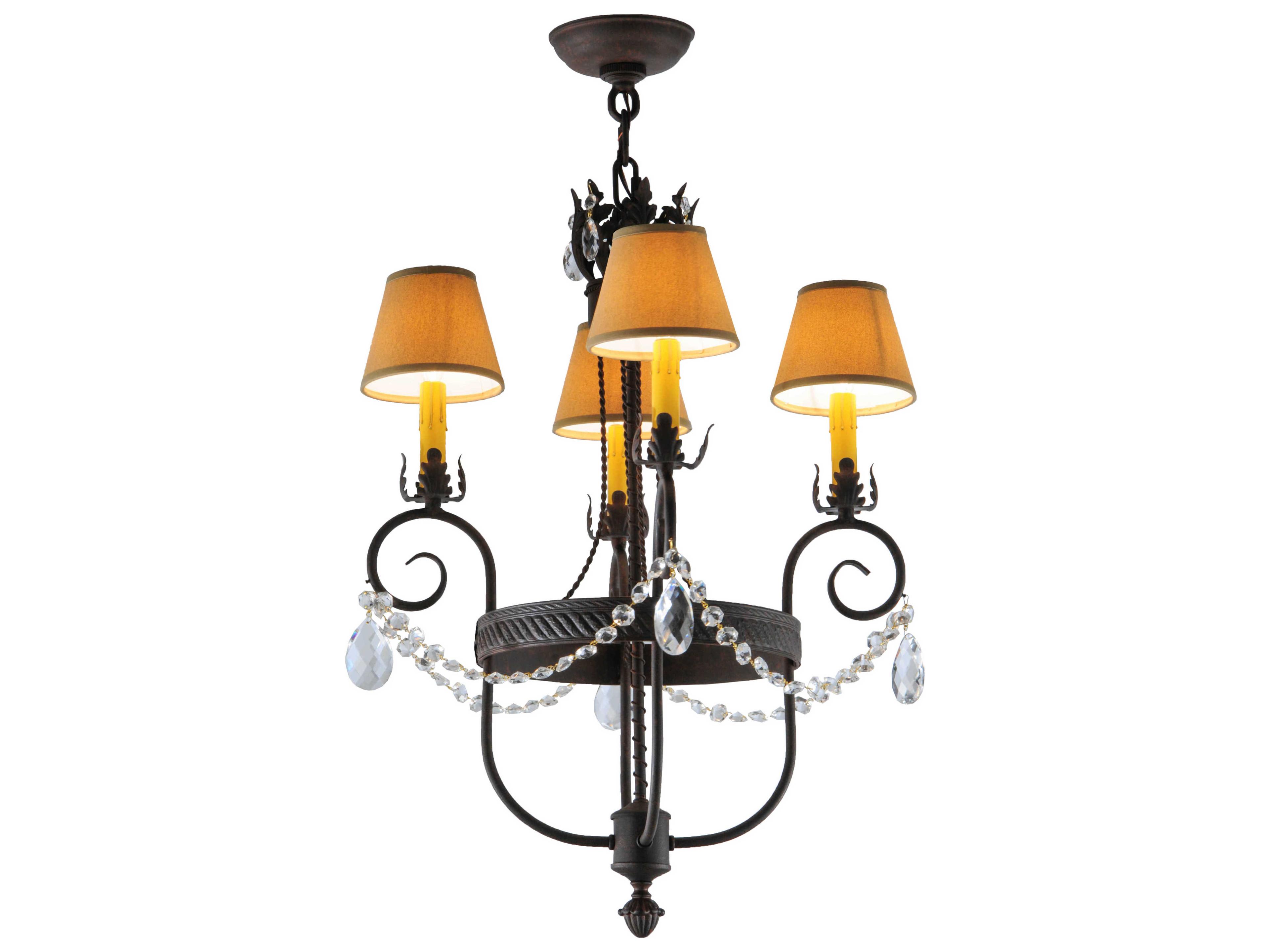 Antonia 4-light 19" Mini Chandelier