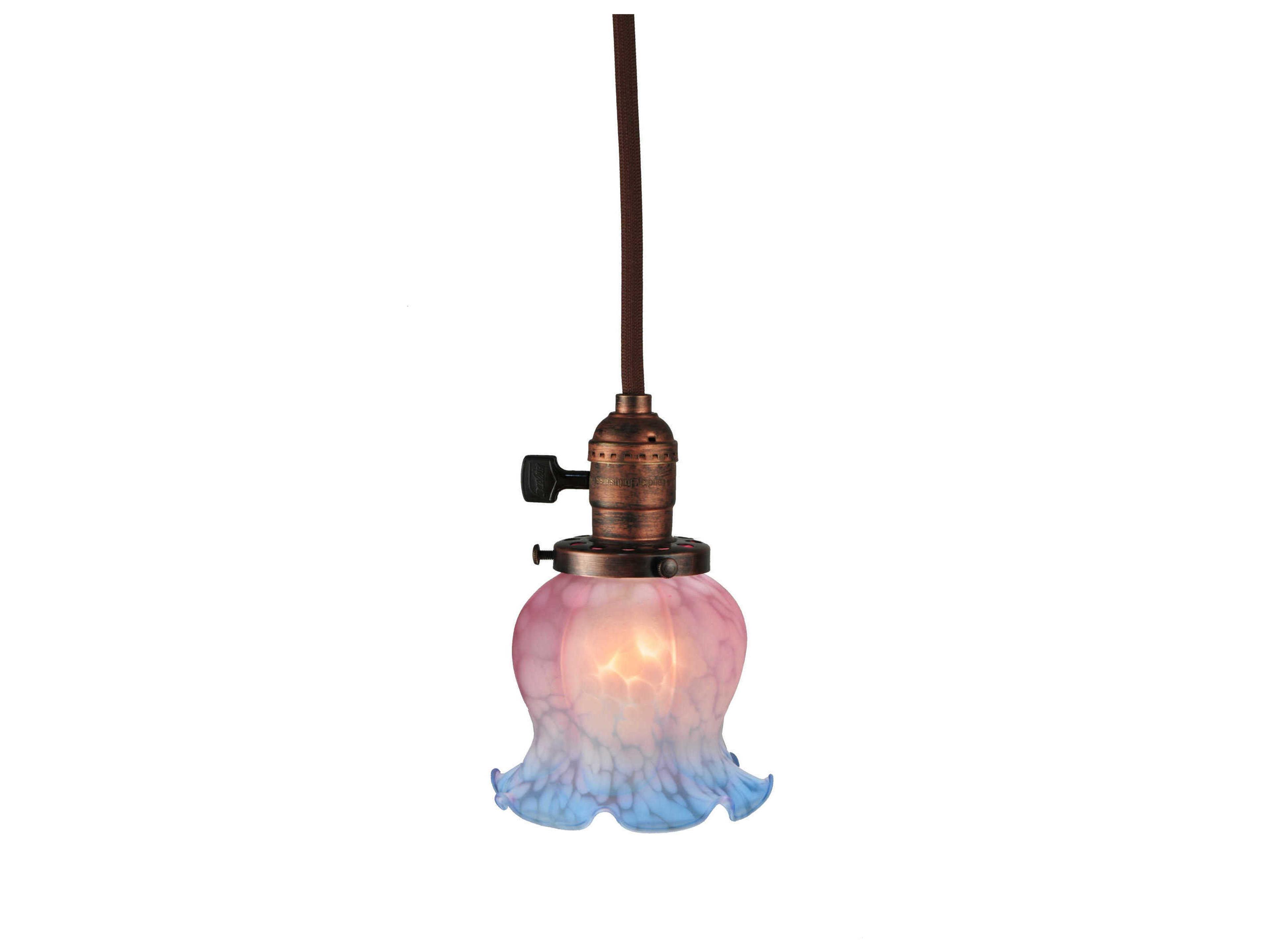 Melon Flower Pink & Blue Mini Pendant Light