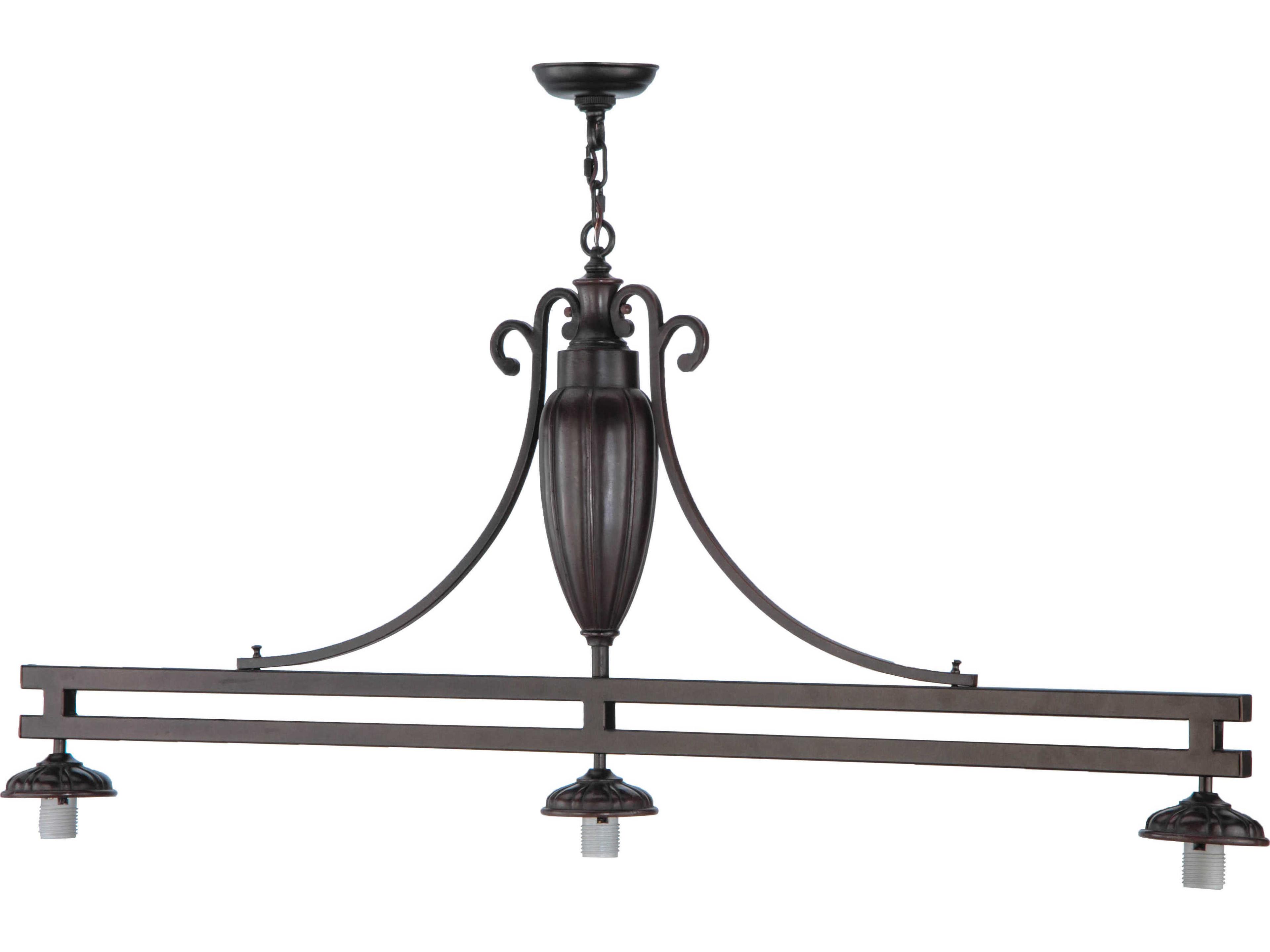 Custom Three Light Island Light Hardware