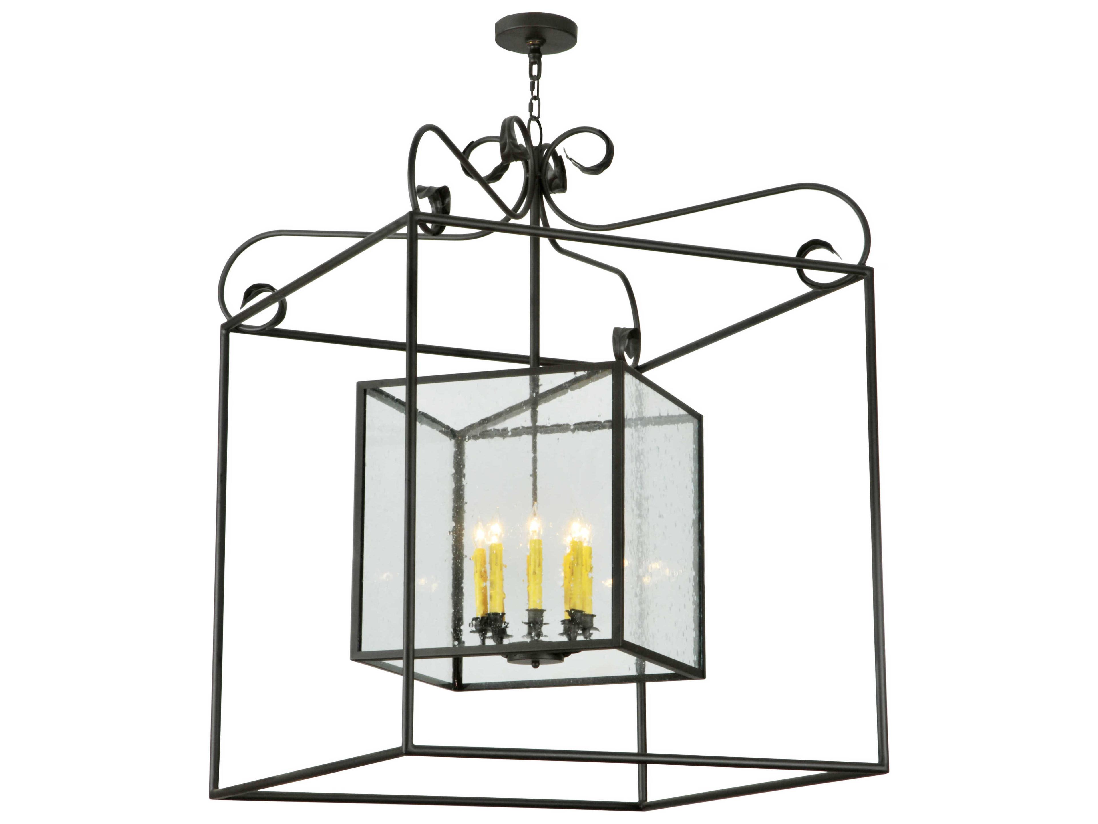 Kitzi Box 8-Light Black Geometric Pendant