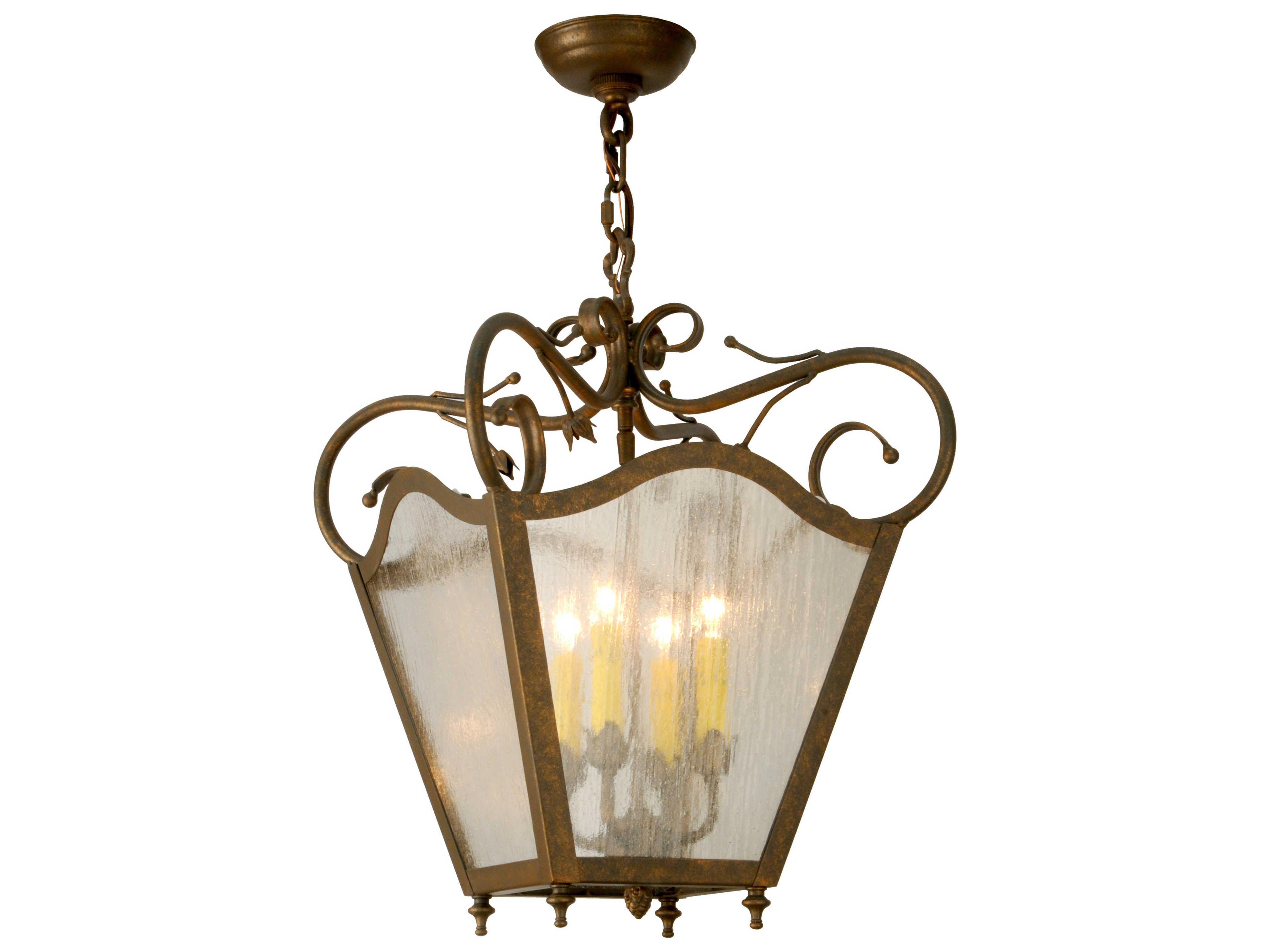 Terena 4-Light Brown Pendant