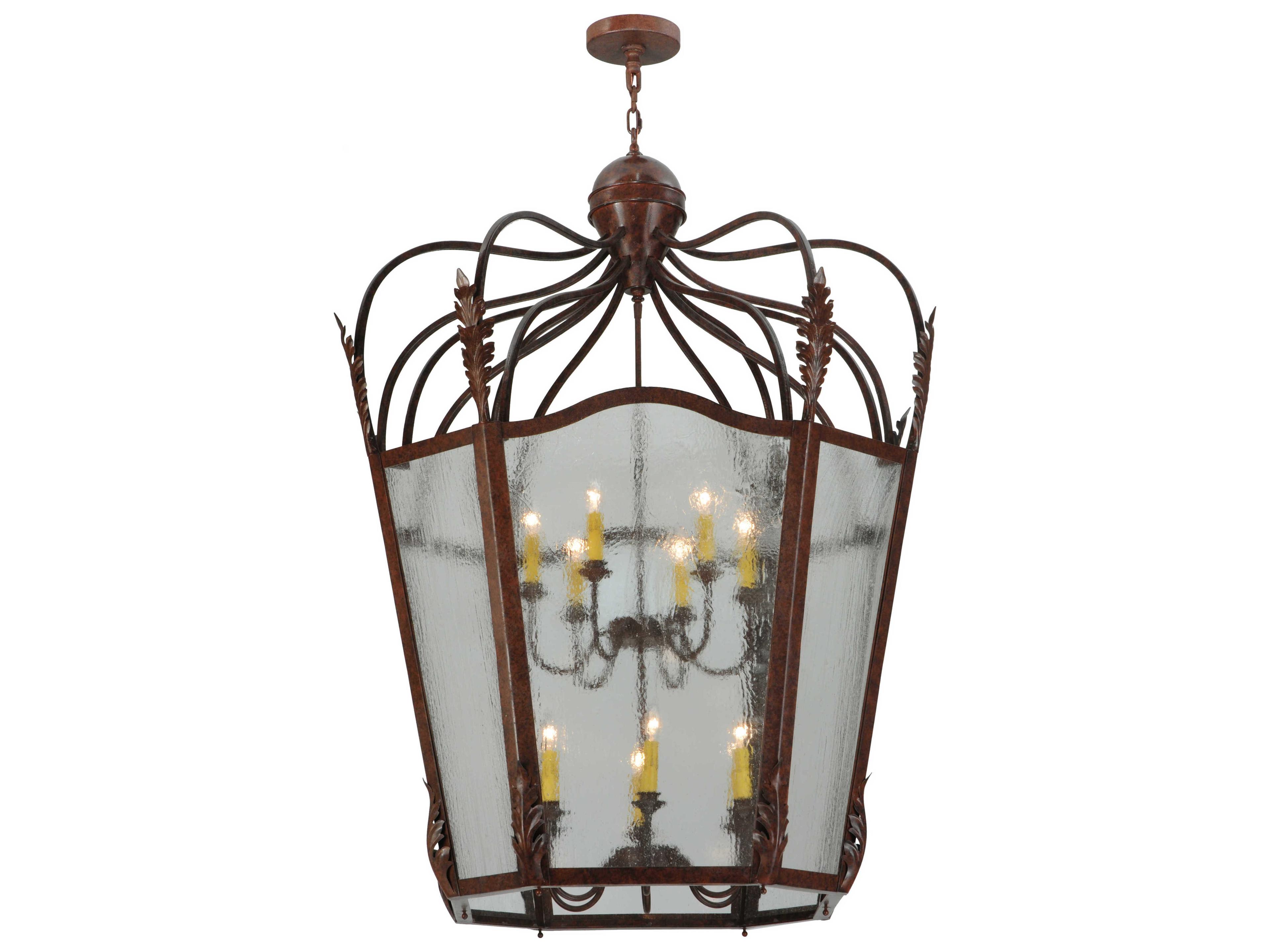 Citadel 12-Light Bronze Tiered Pendant